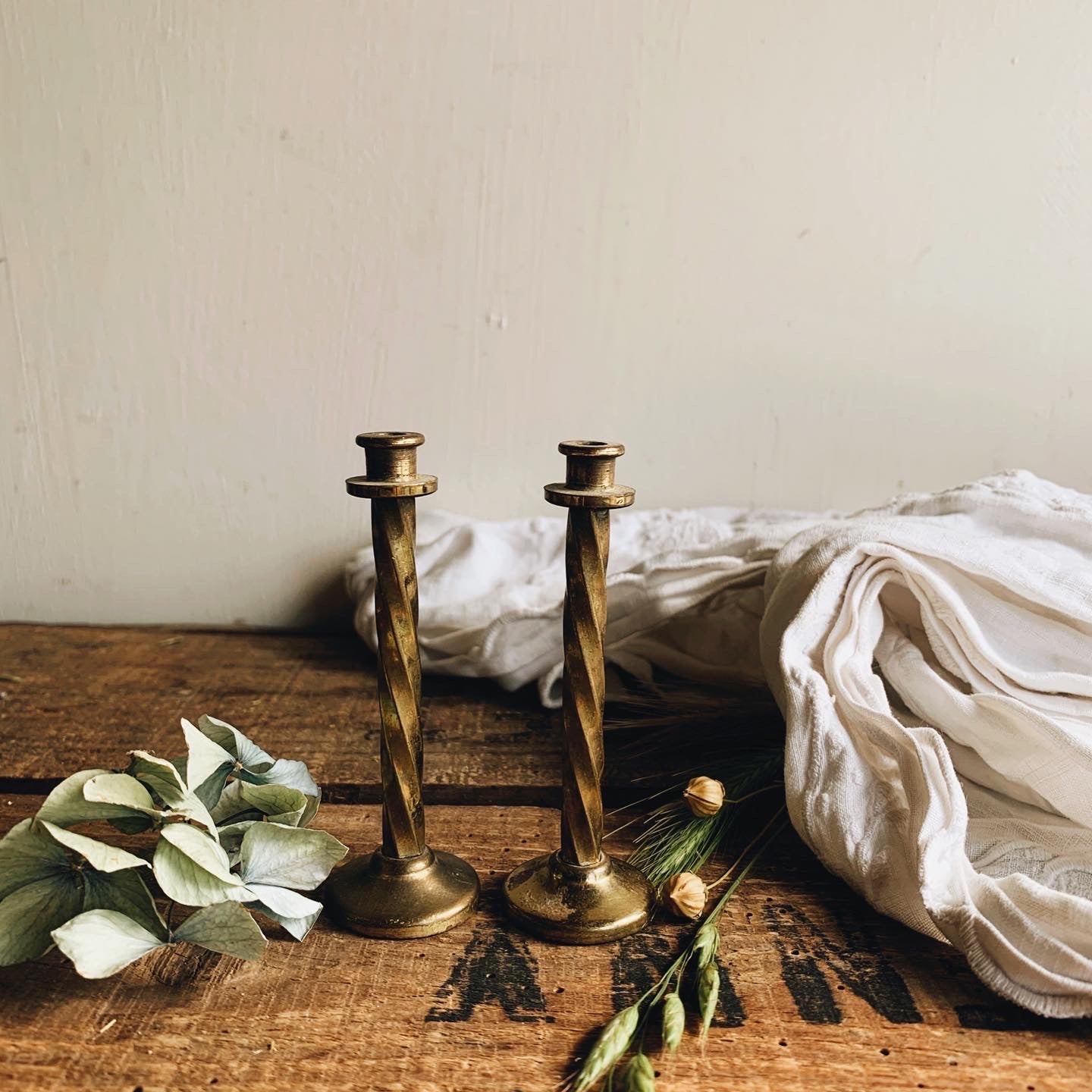 Vintage Miniature Brass Sticks
