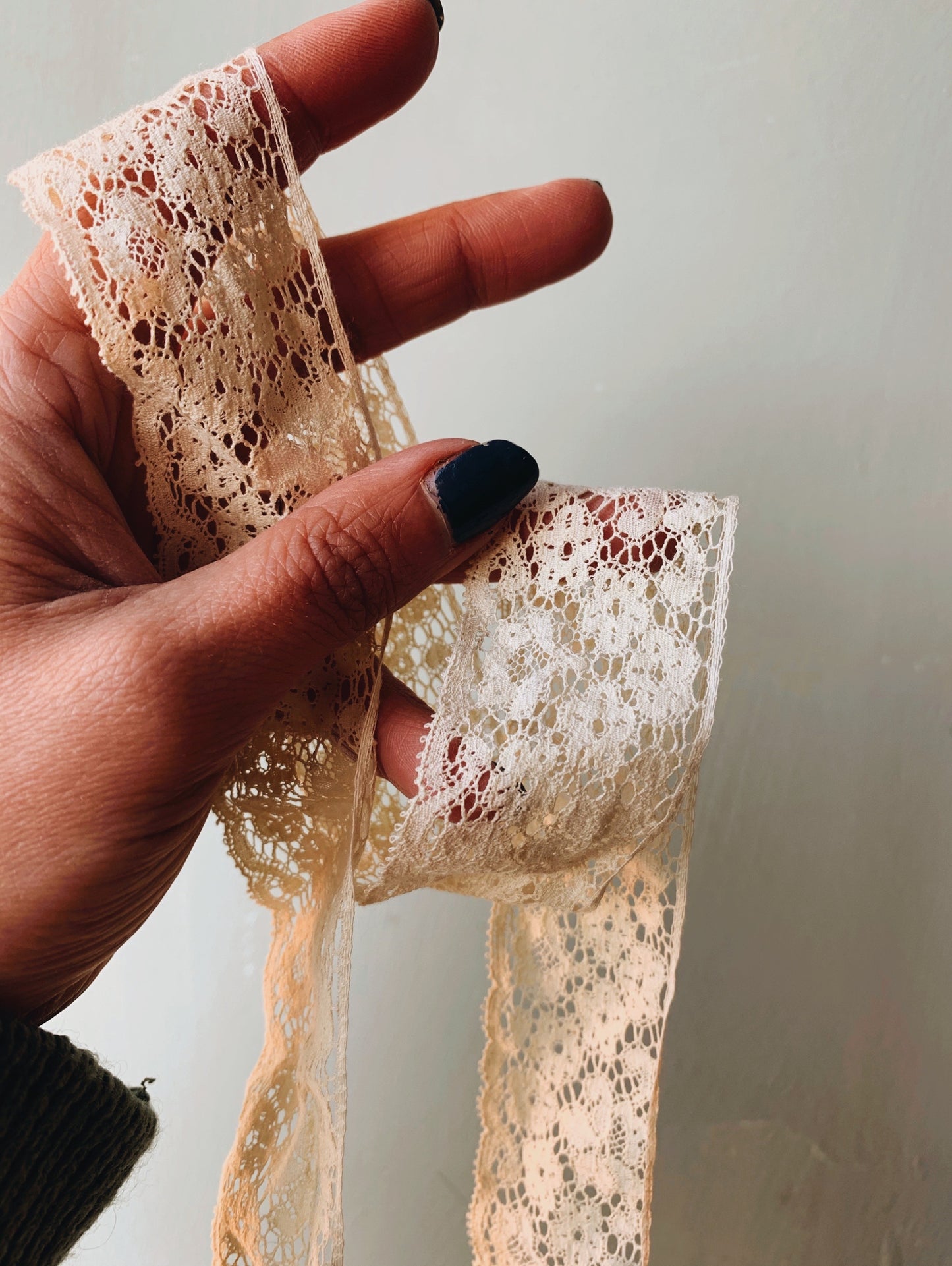 Vintage Yellow Lace