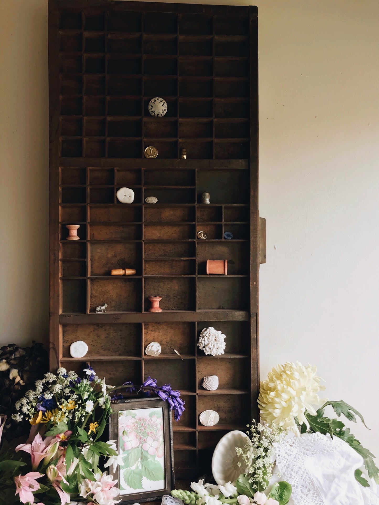 Vintage Large Printers Tray (UK purchase & courier only) - Stone & Sage