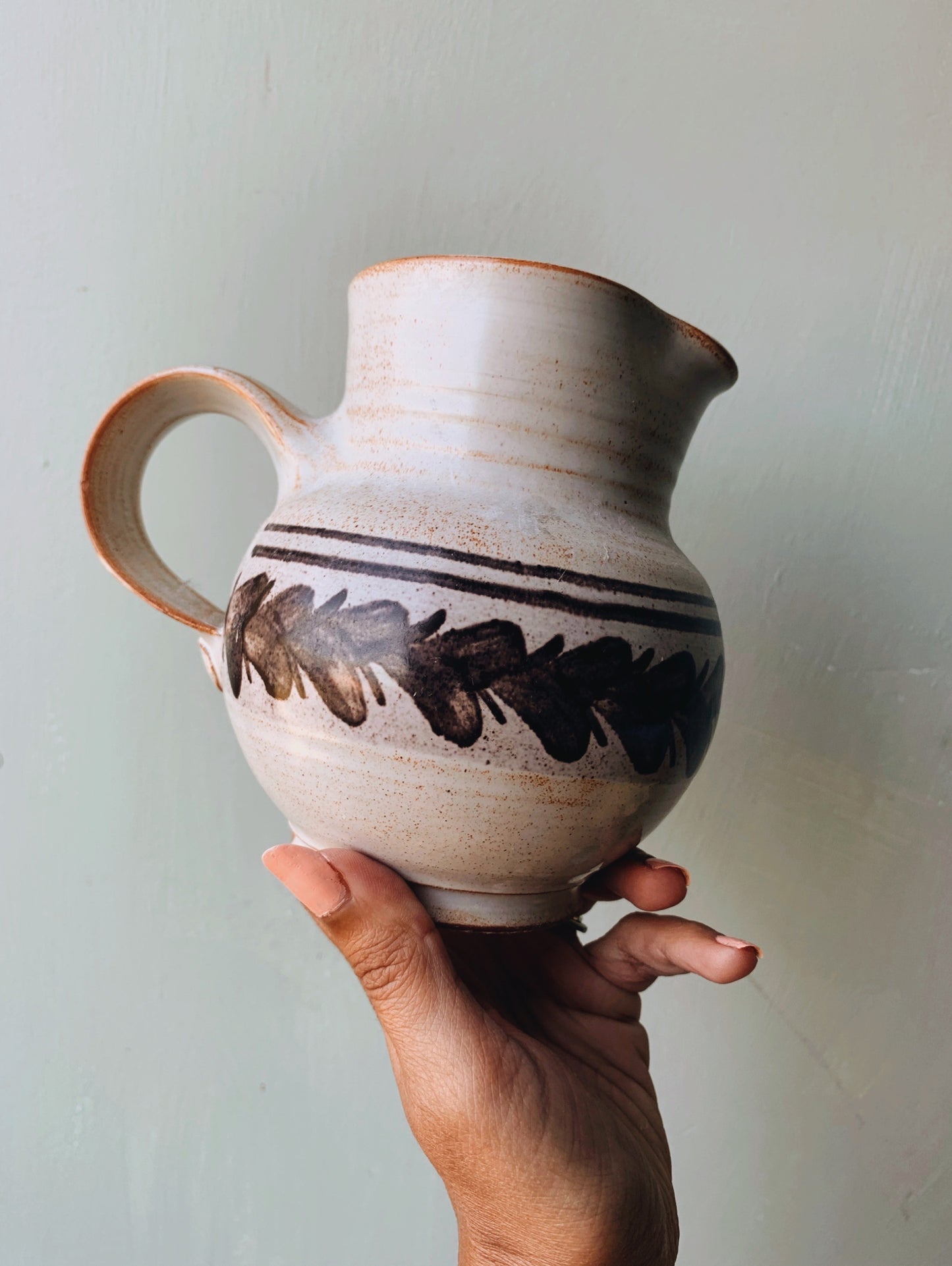 Rustic Ceramic French Jug