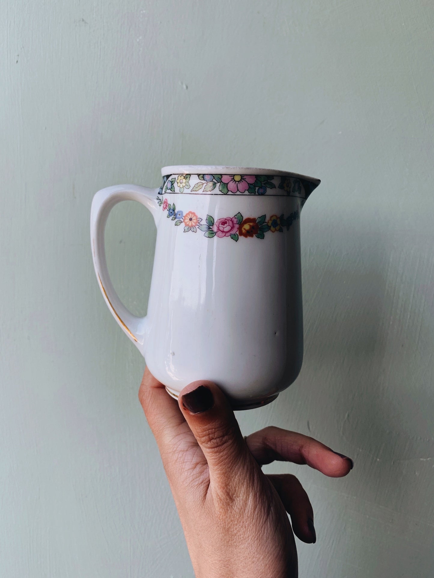 Vintage Floral Jug