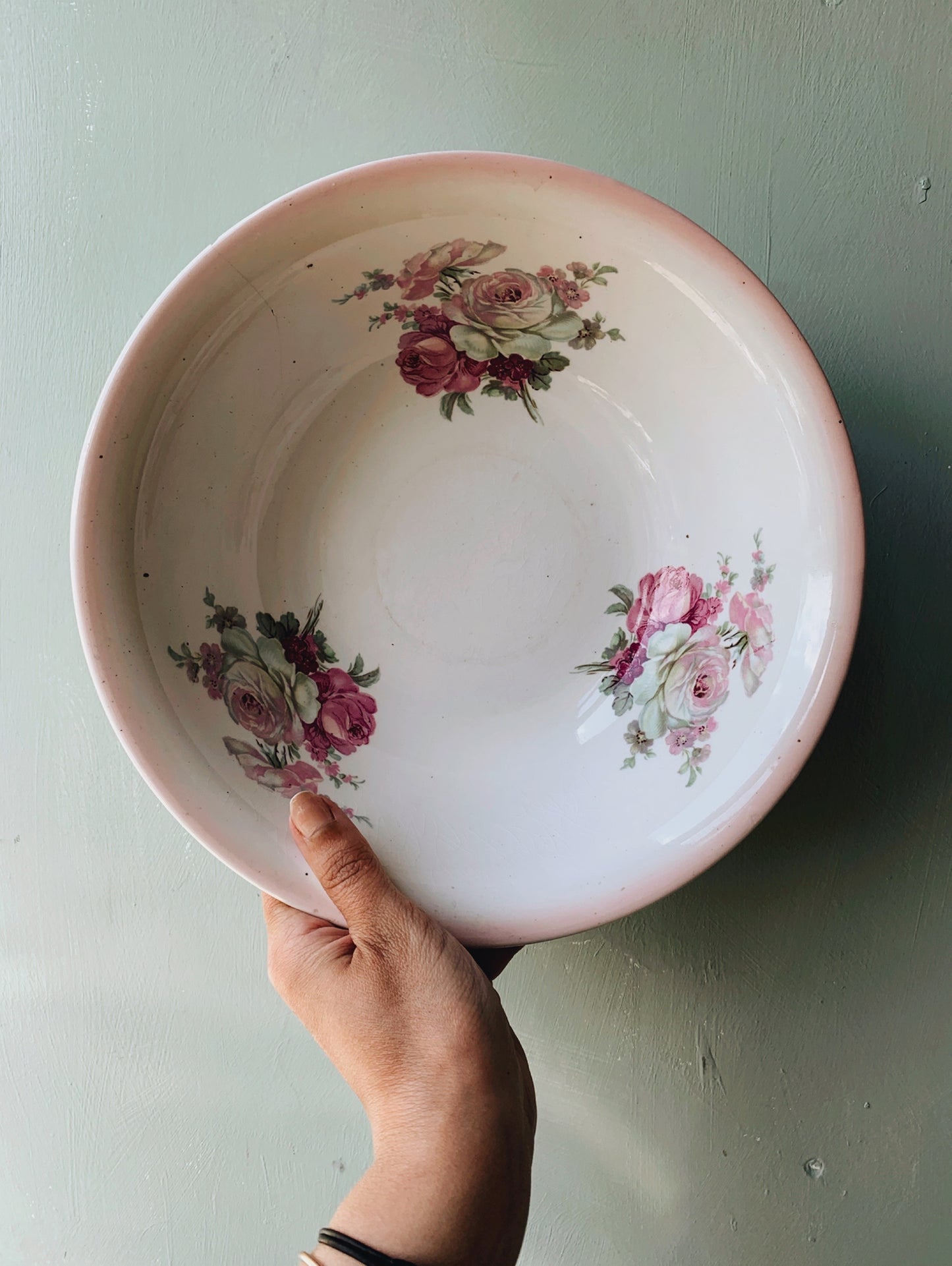 Antique Staffordshire Jug & Bowl (UK shipping only)