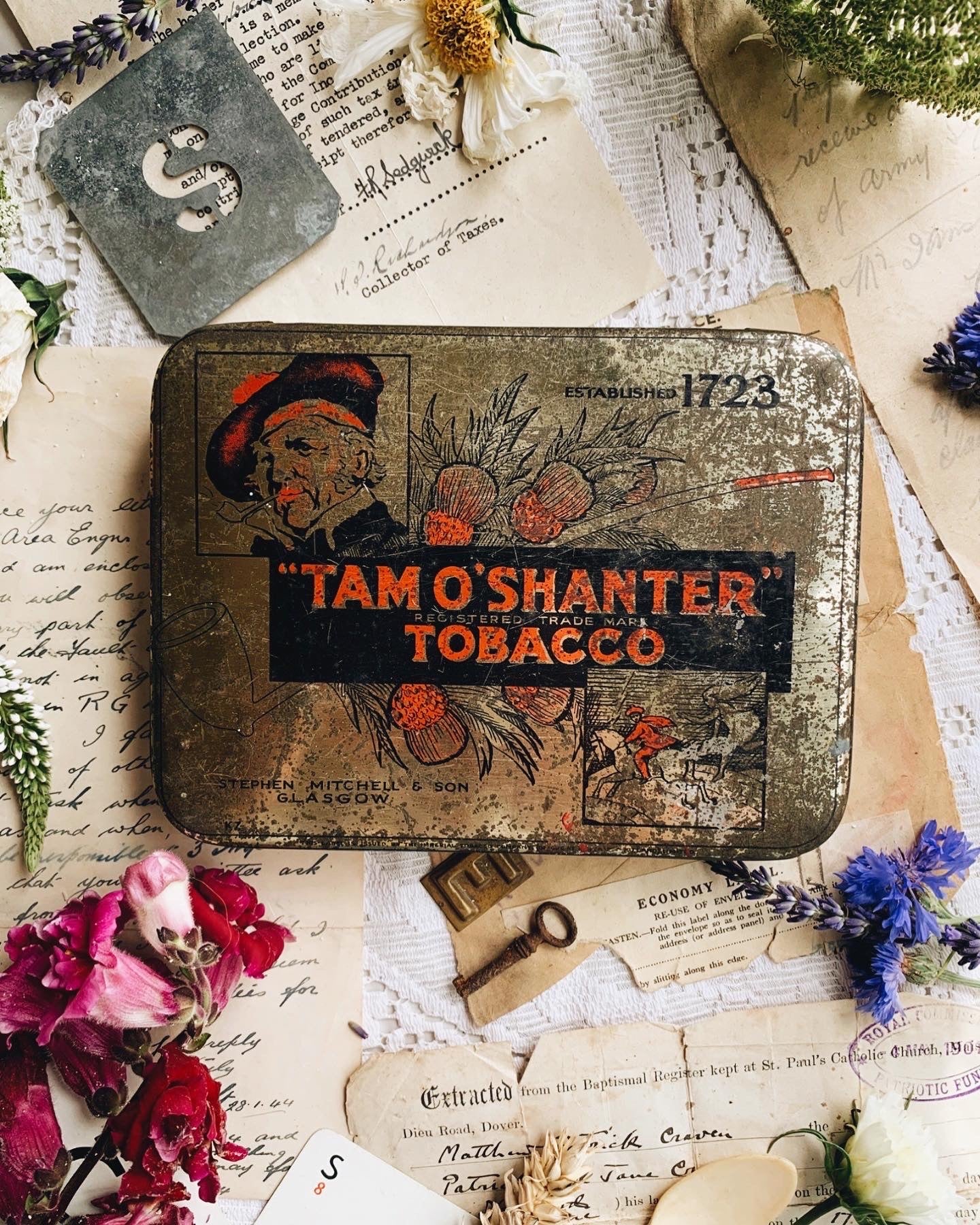 Vintage Tam’o Tin with Narrative