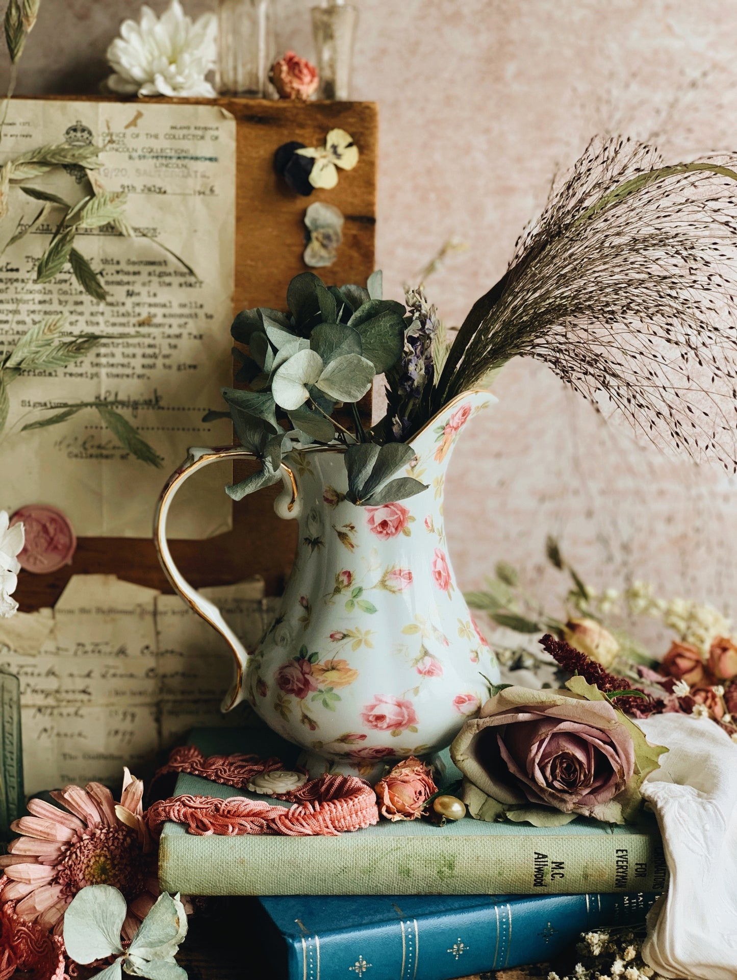 Country Cottage Floral Jug