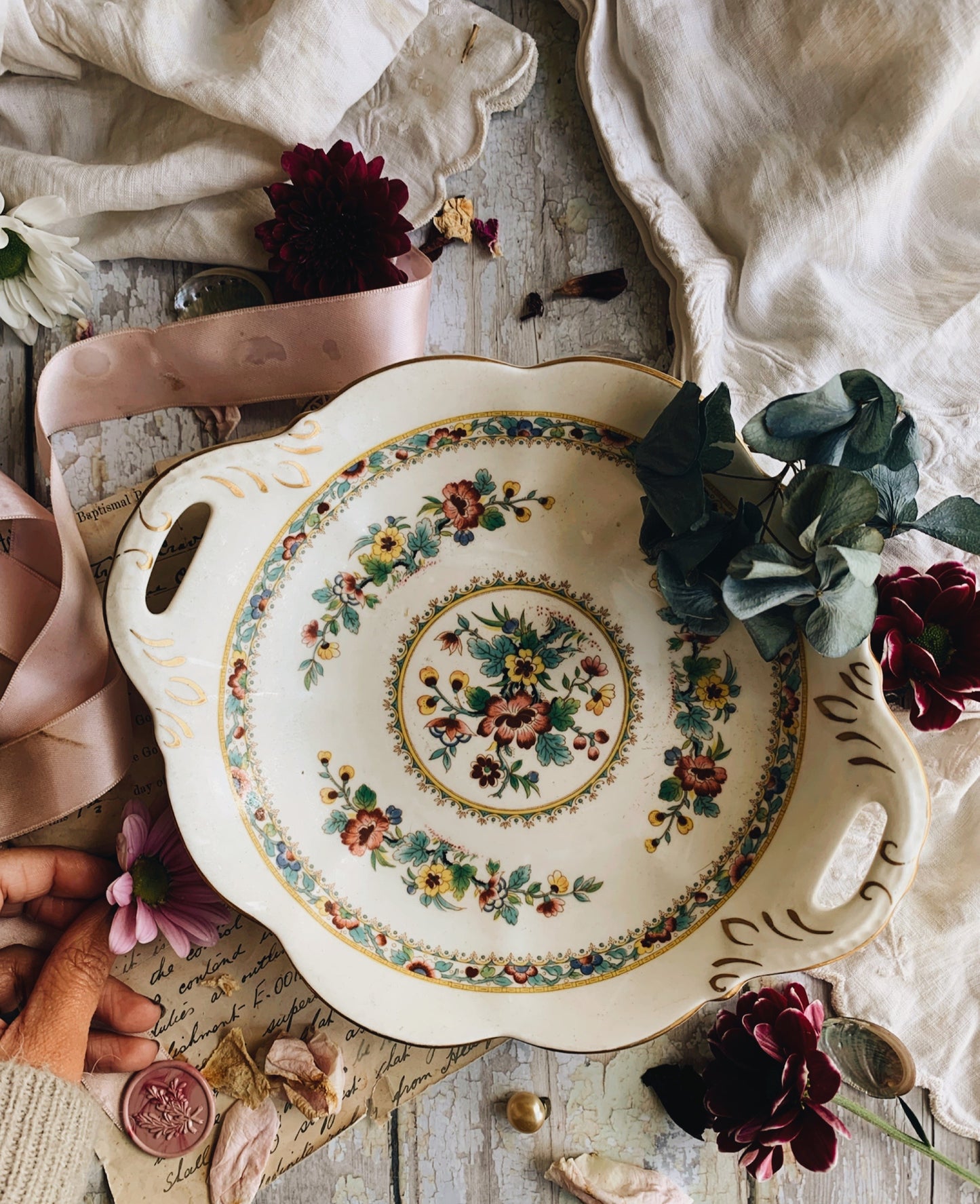 Vintage Coalport Floral Dish