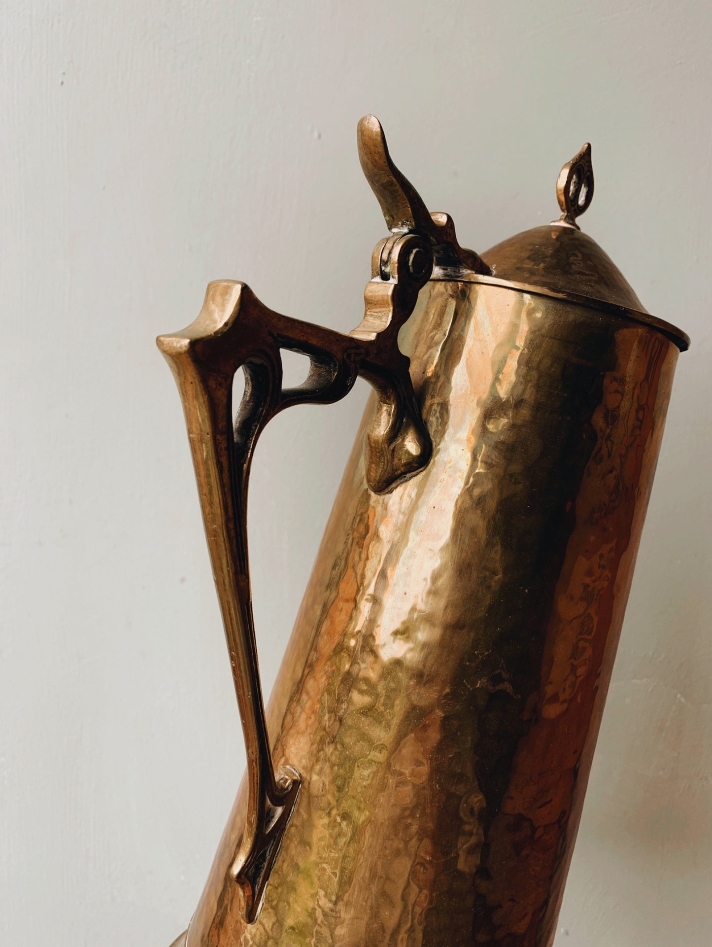 Large Brass Coffee Pot