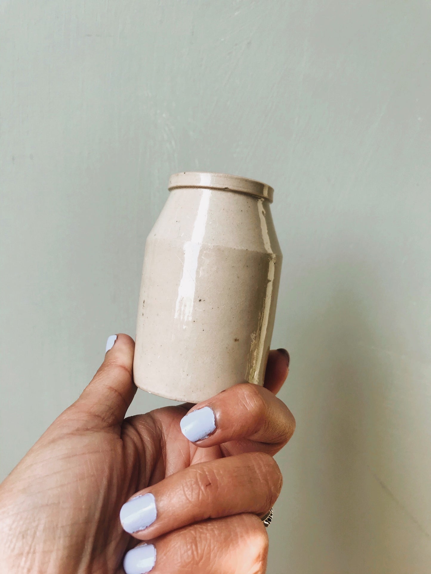 Antique Stoneware Cream Pot