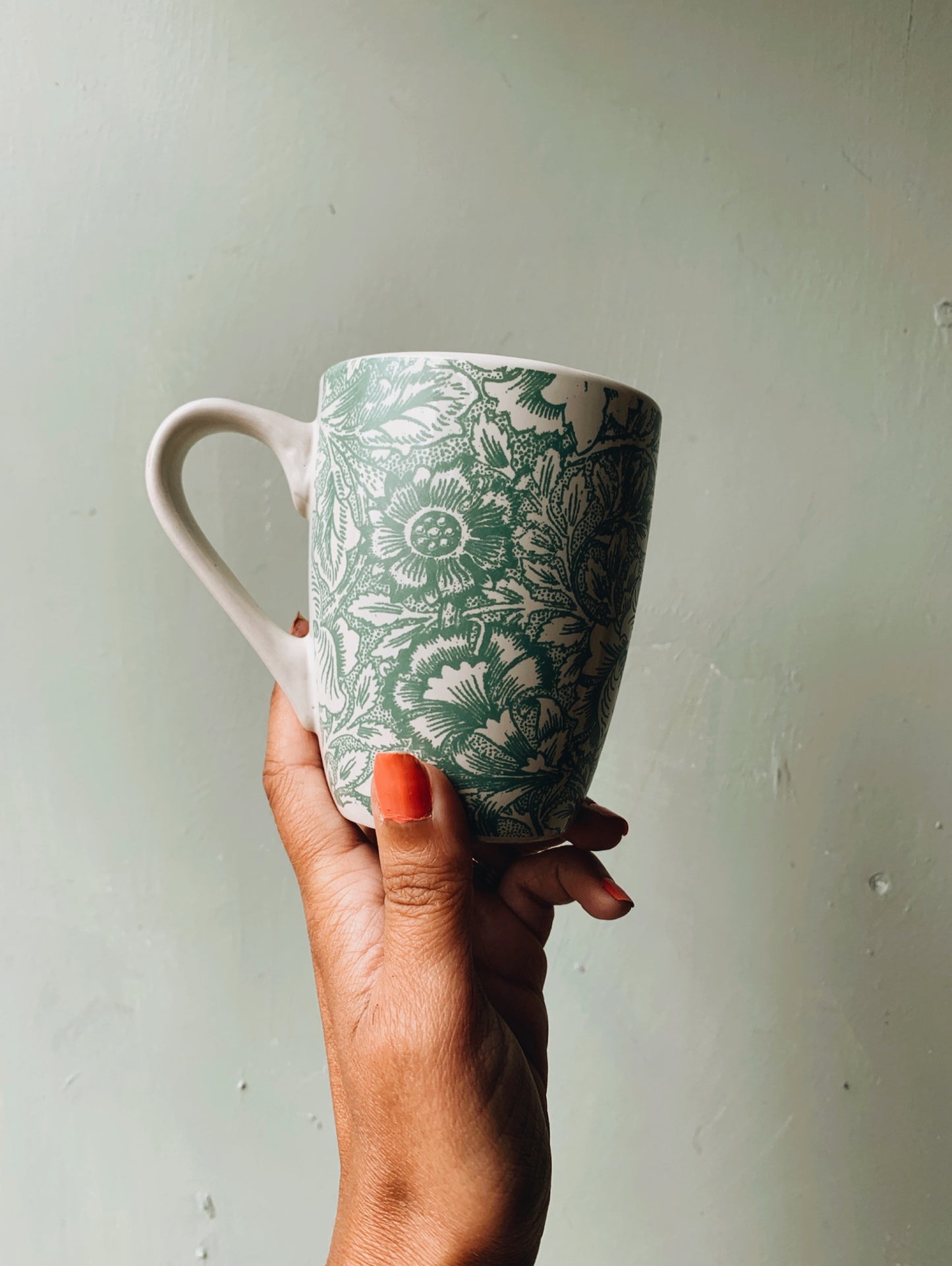 Preloved Green Botanica Mug