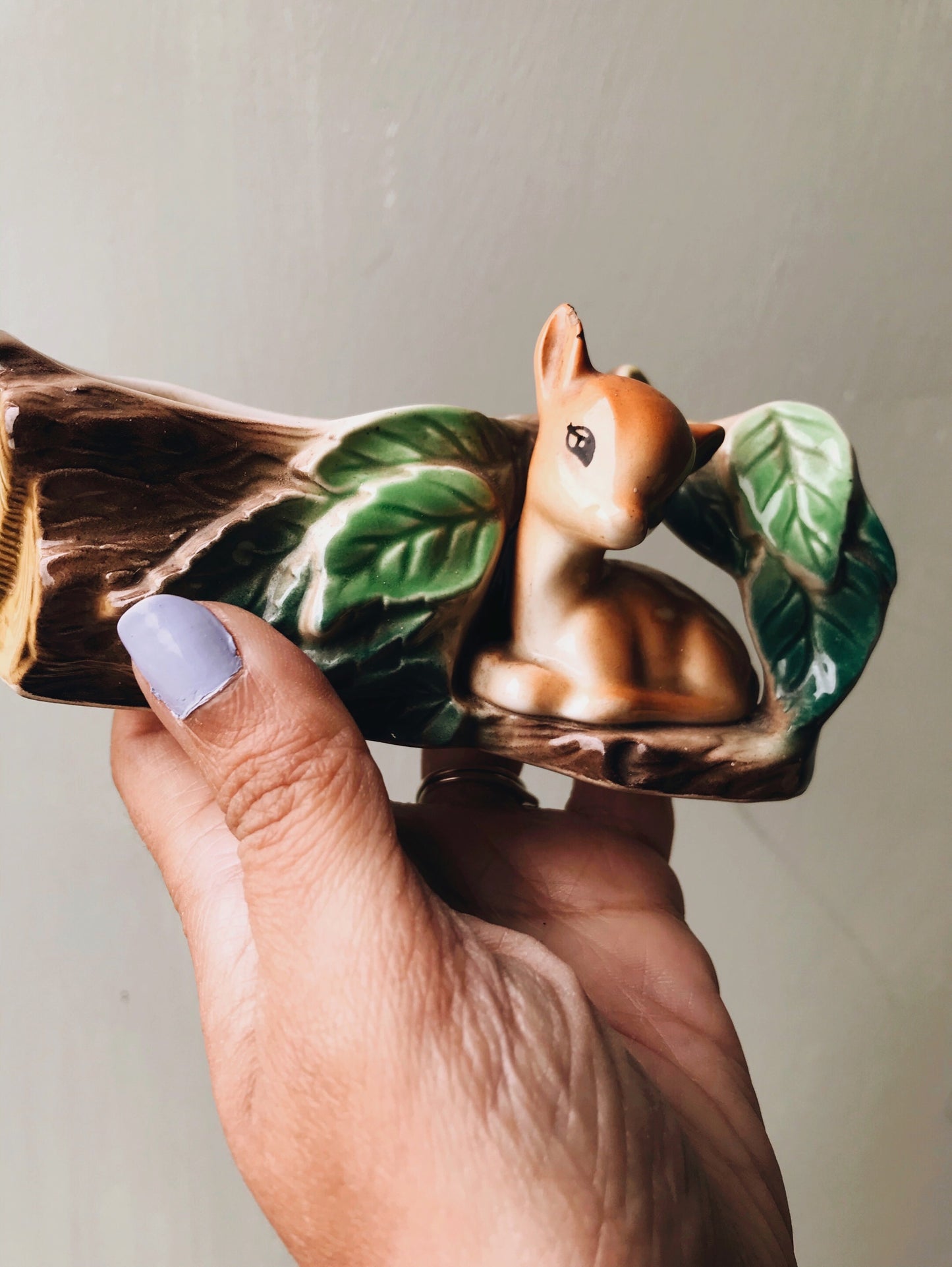Vintage Hornsea Fauna Deer Planter (kitsch) - Stone & Sage