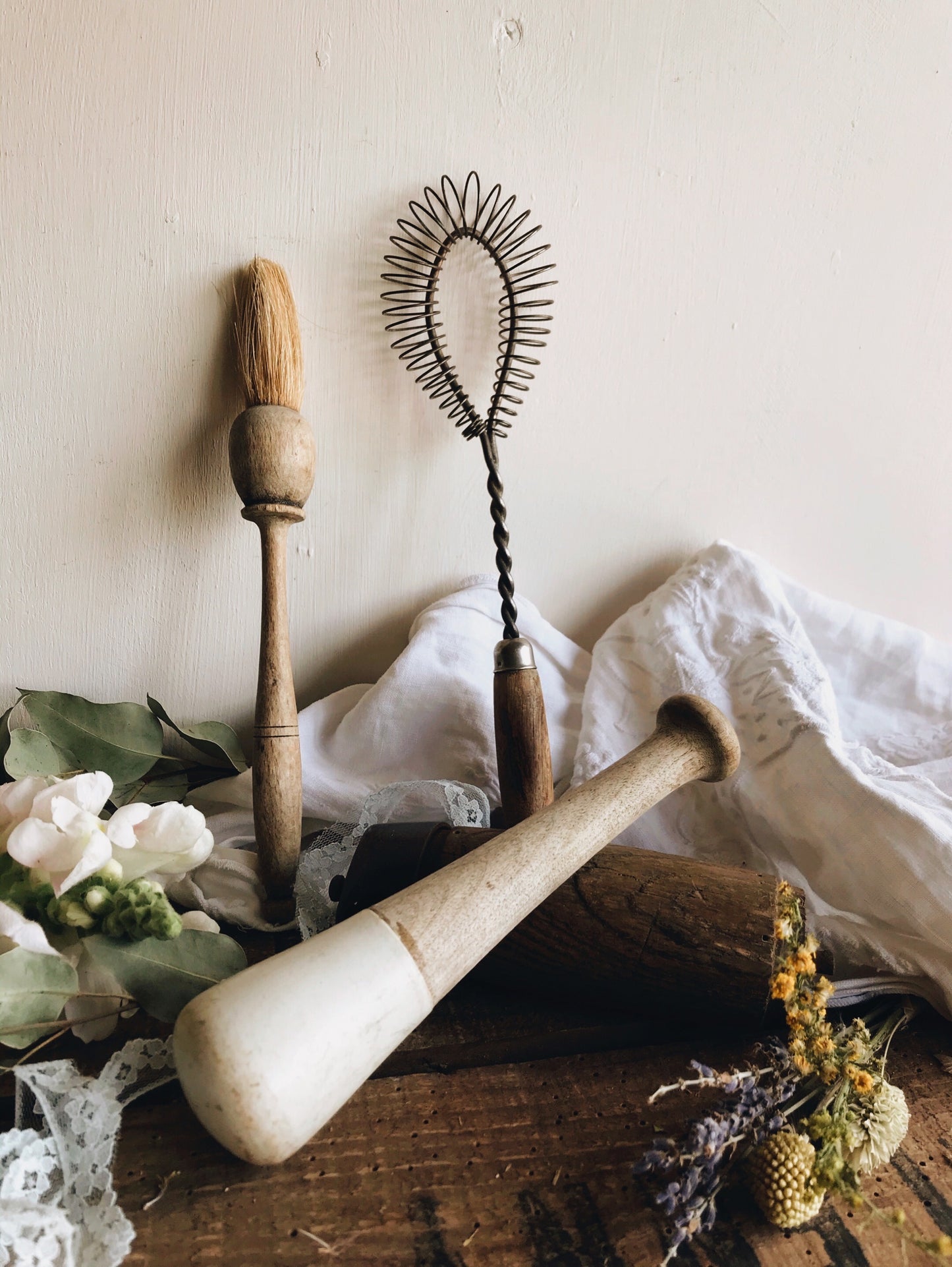Vintage Wooden Kitchenalia Collection