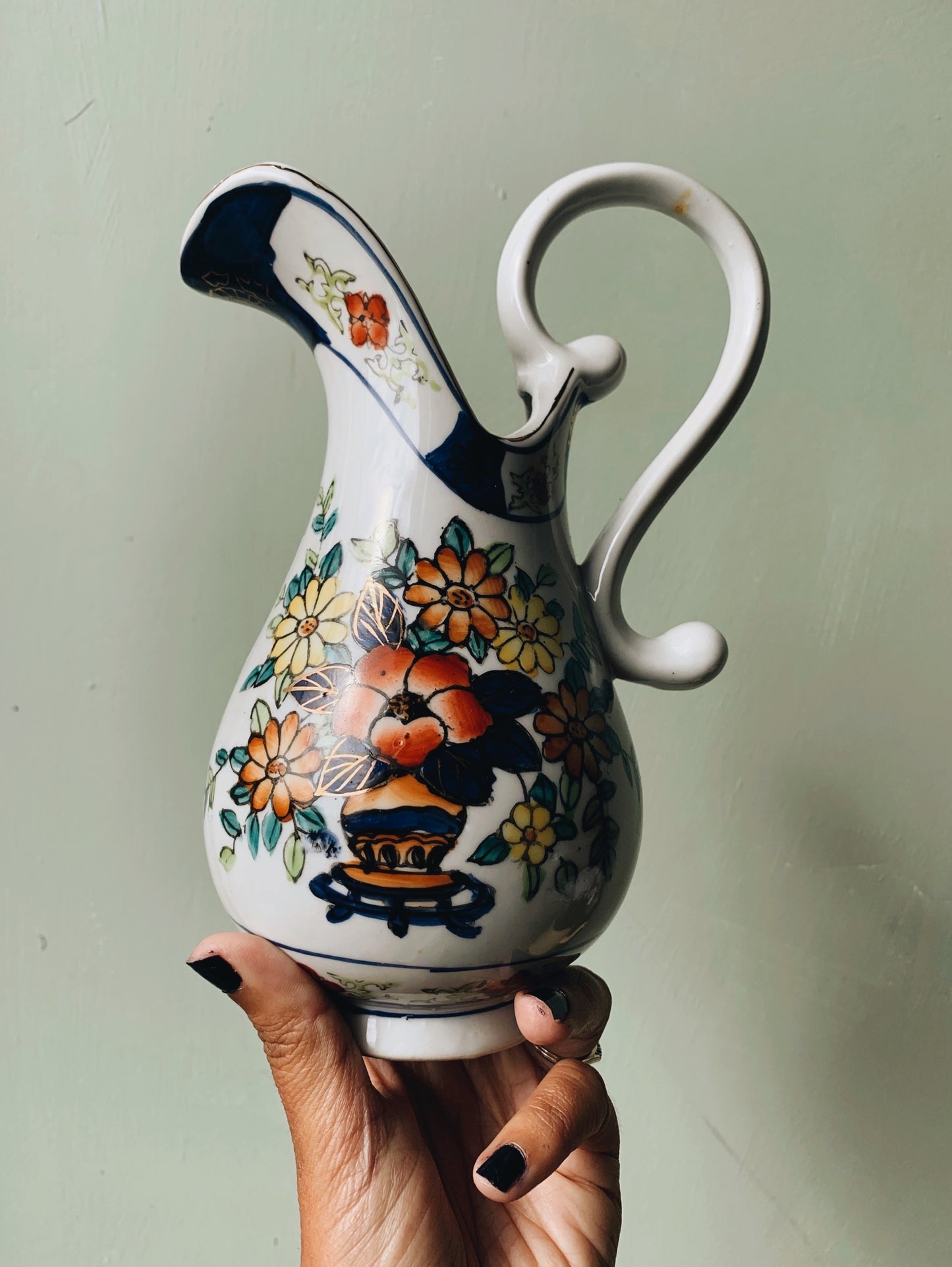 Vintage Floral Vase
