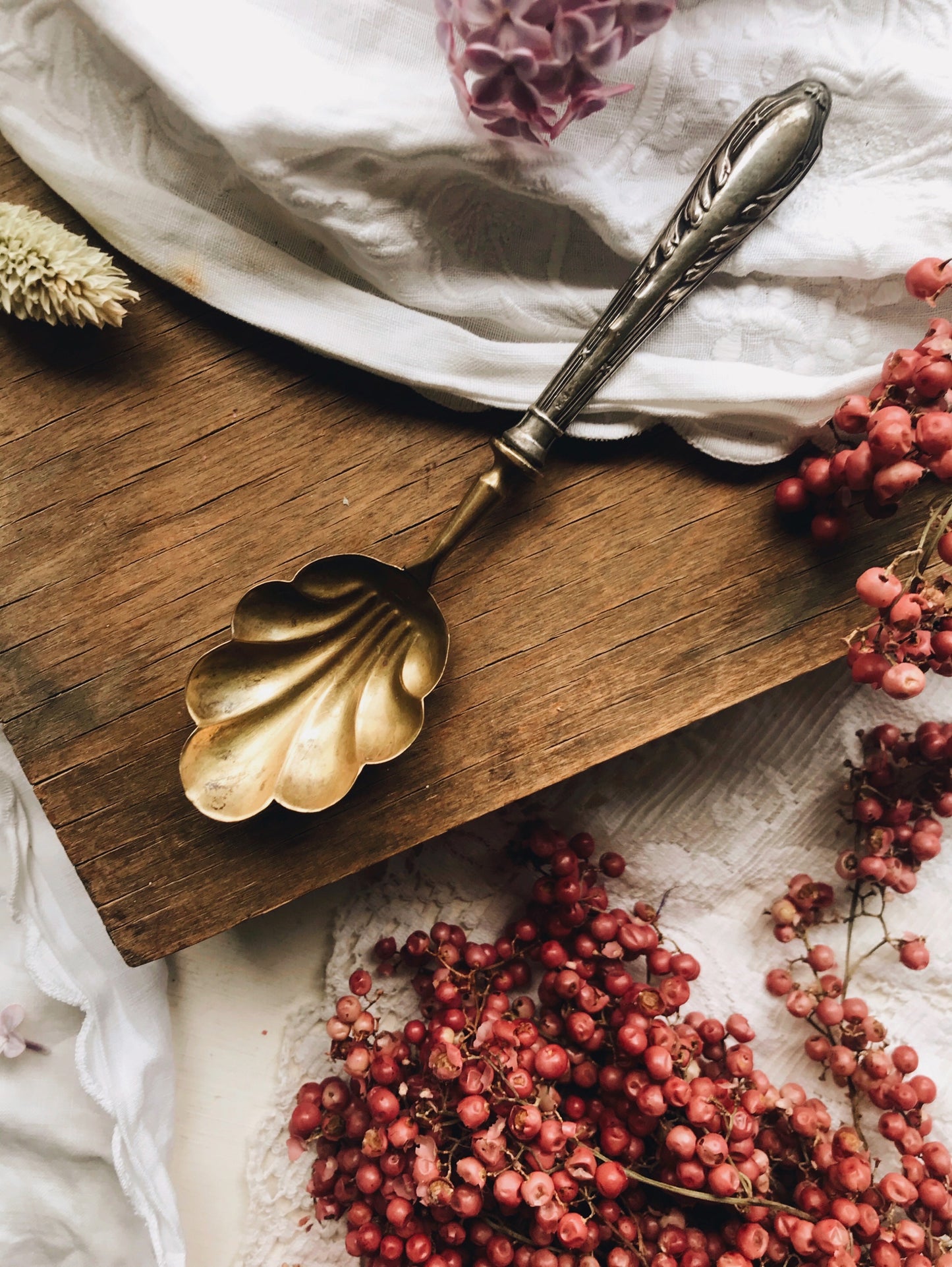 Victorian Antique Scalloped Spoon