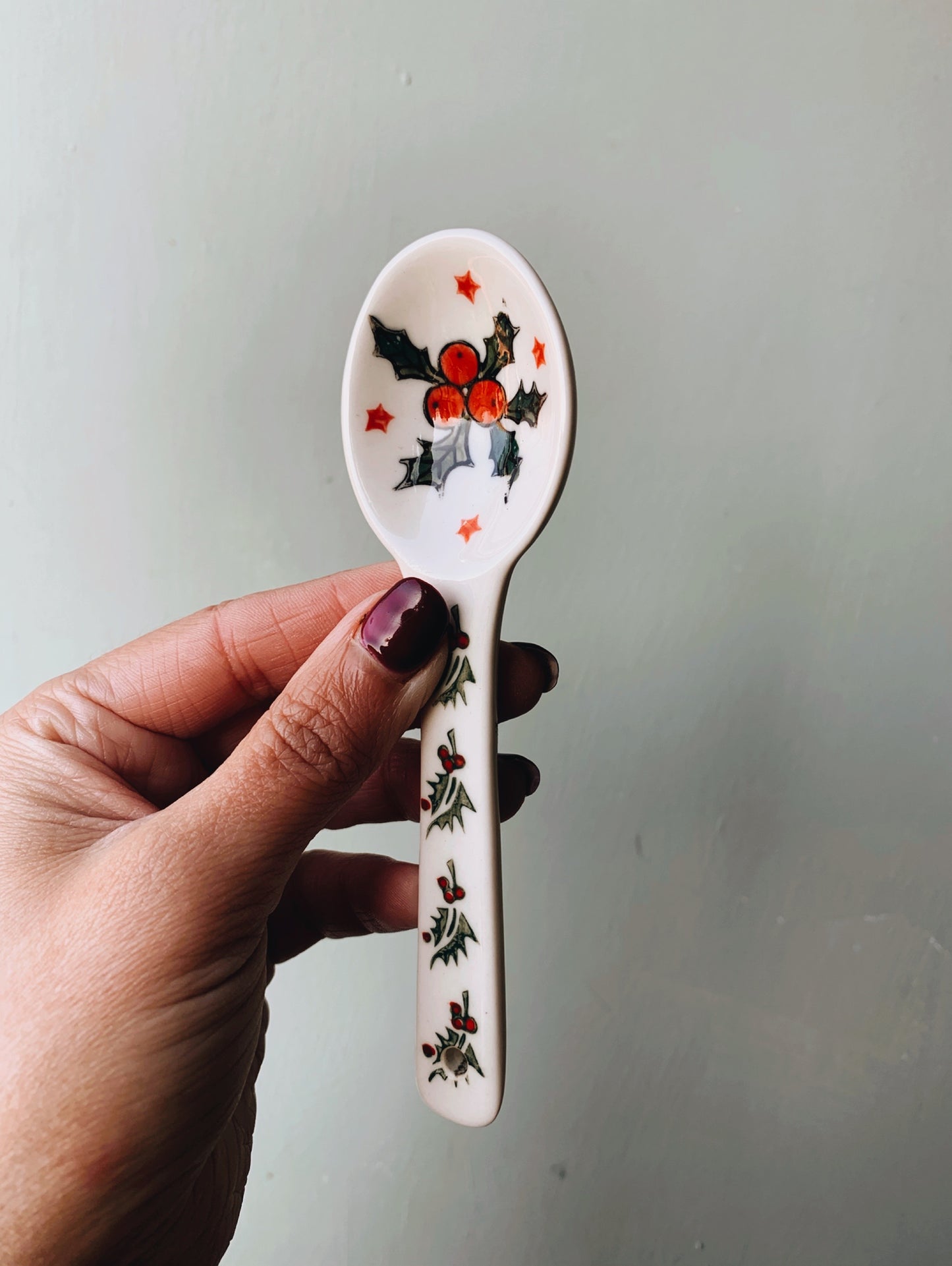 Preloved Festive Ceramic Spoon