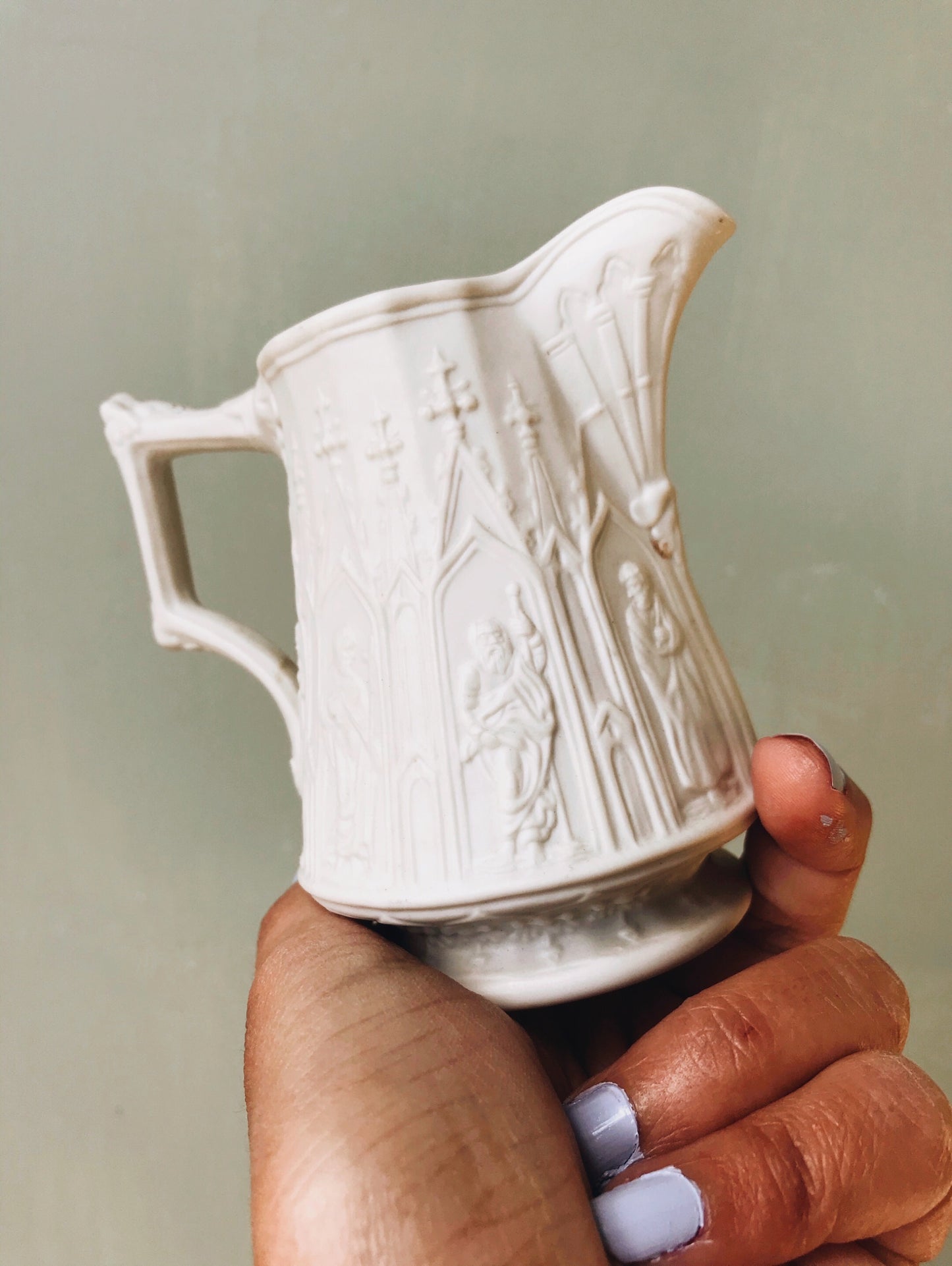 Vintage portmeirion parian white jug