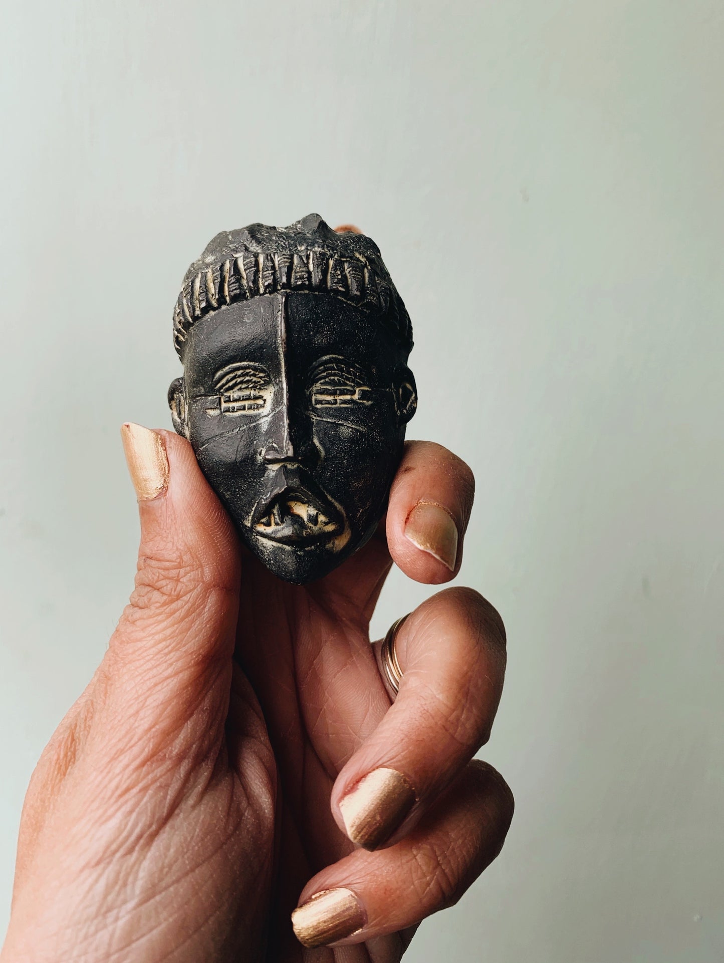 Antique Resin Head