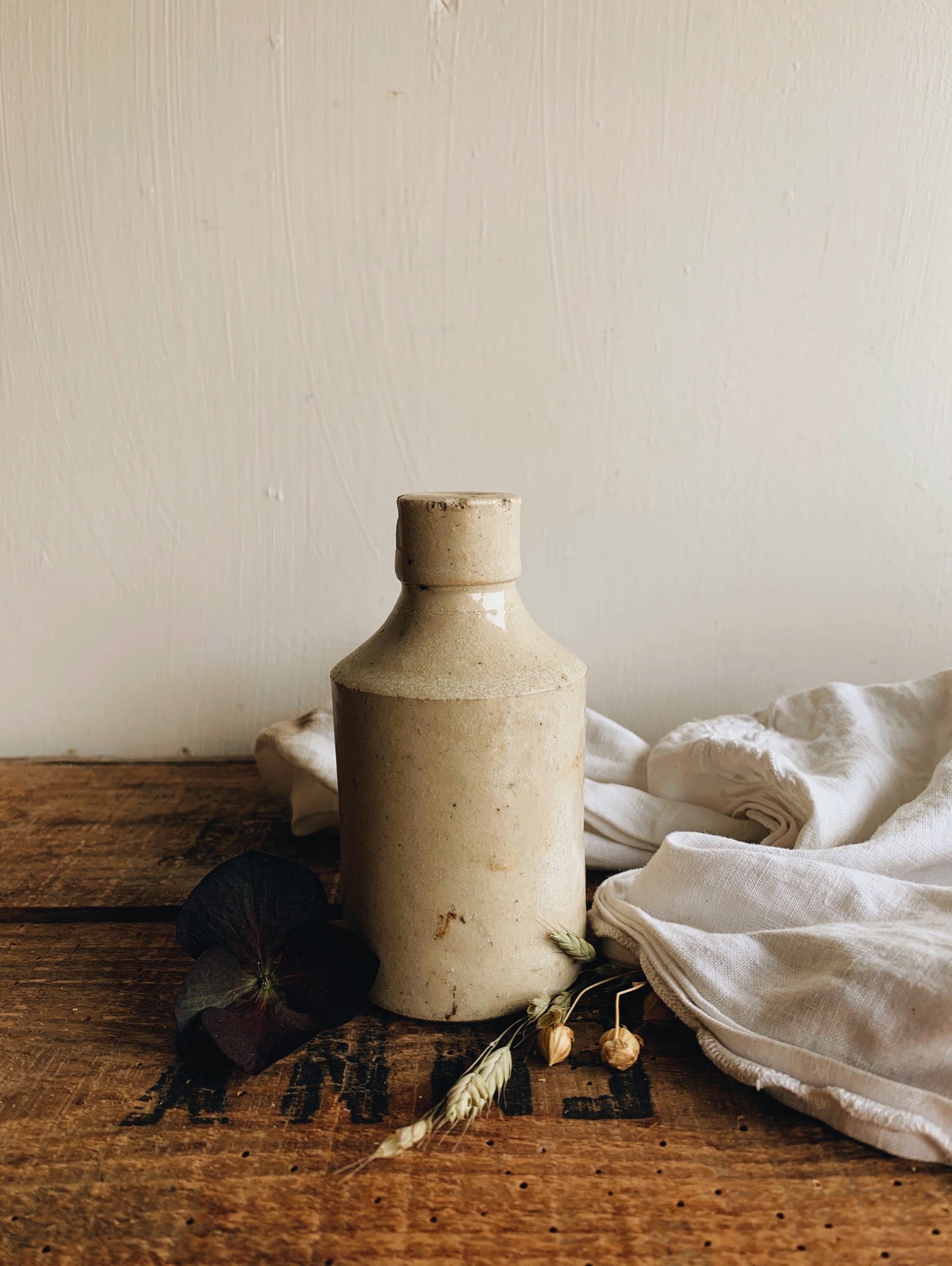 Antique Stone Bottle