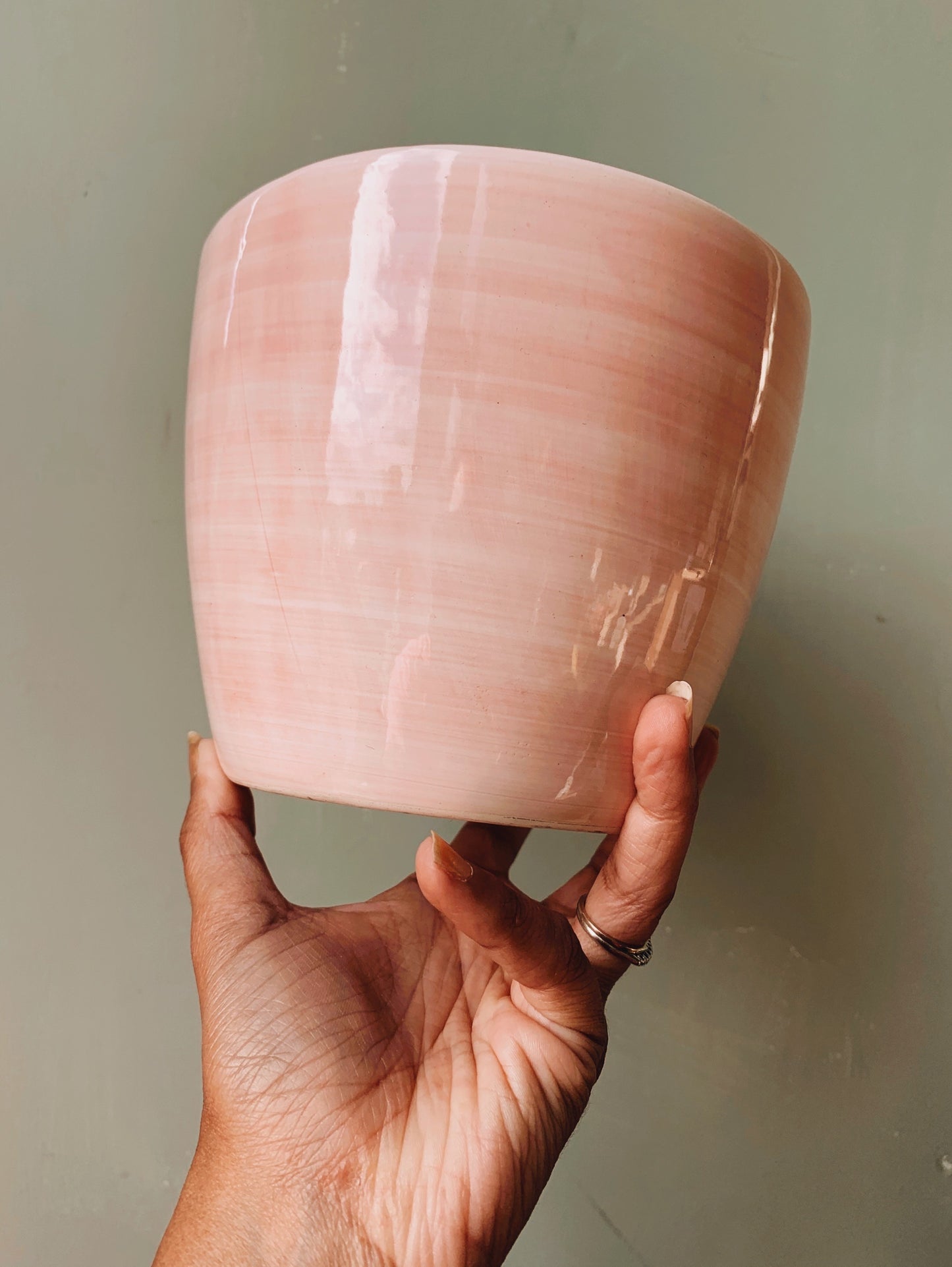 Vintage Pink Planter