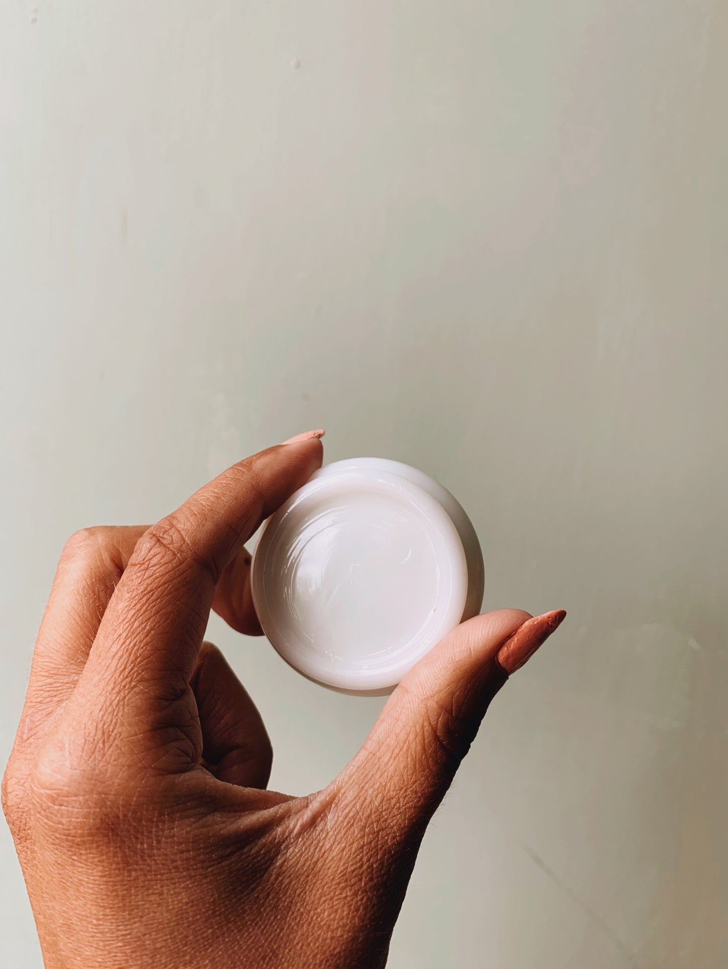 Antique Milk Glass Lid