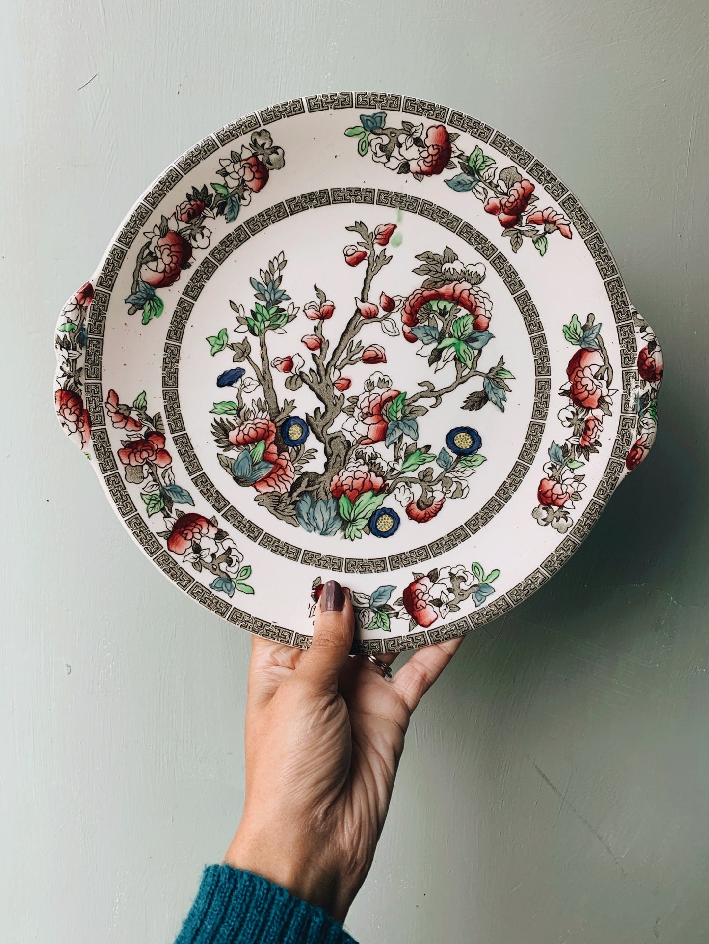 Vintage Johnson & Bro’s Floral Dish