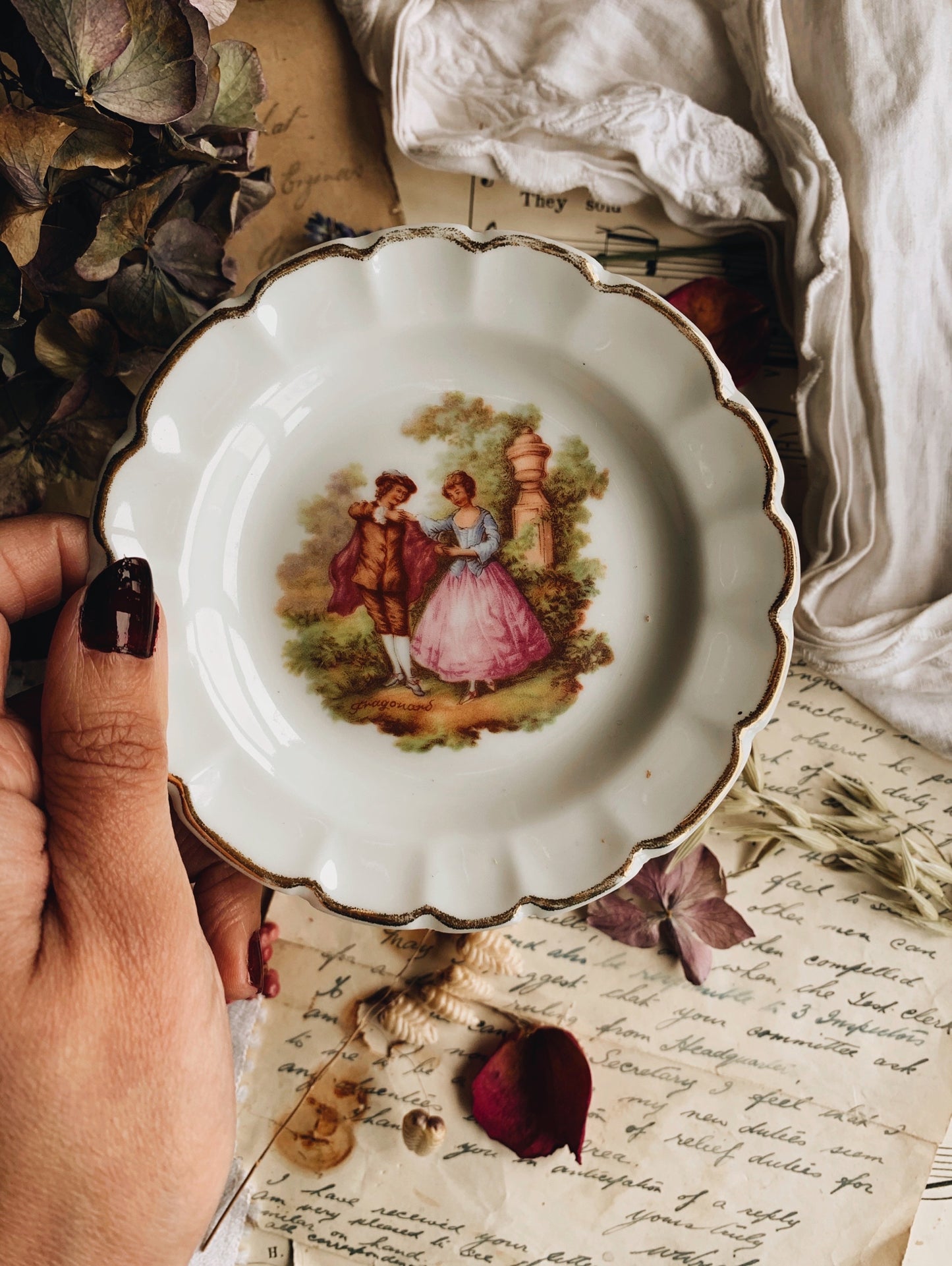 Vintage French Whimsey Dish