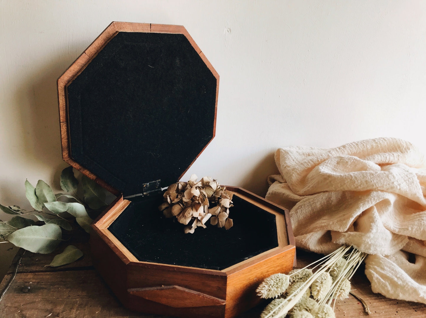 Antique Large Hand~made Wooden Box