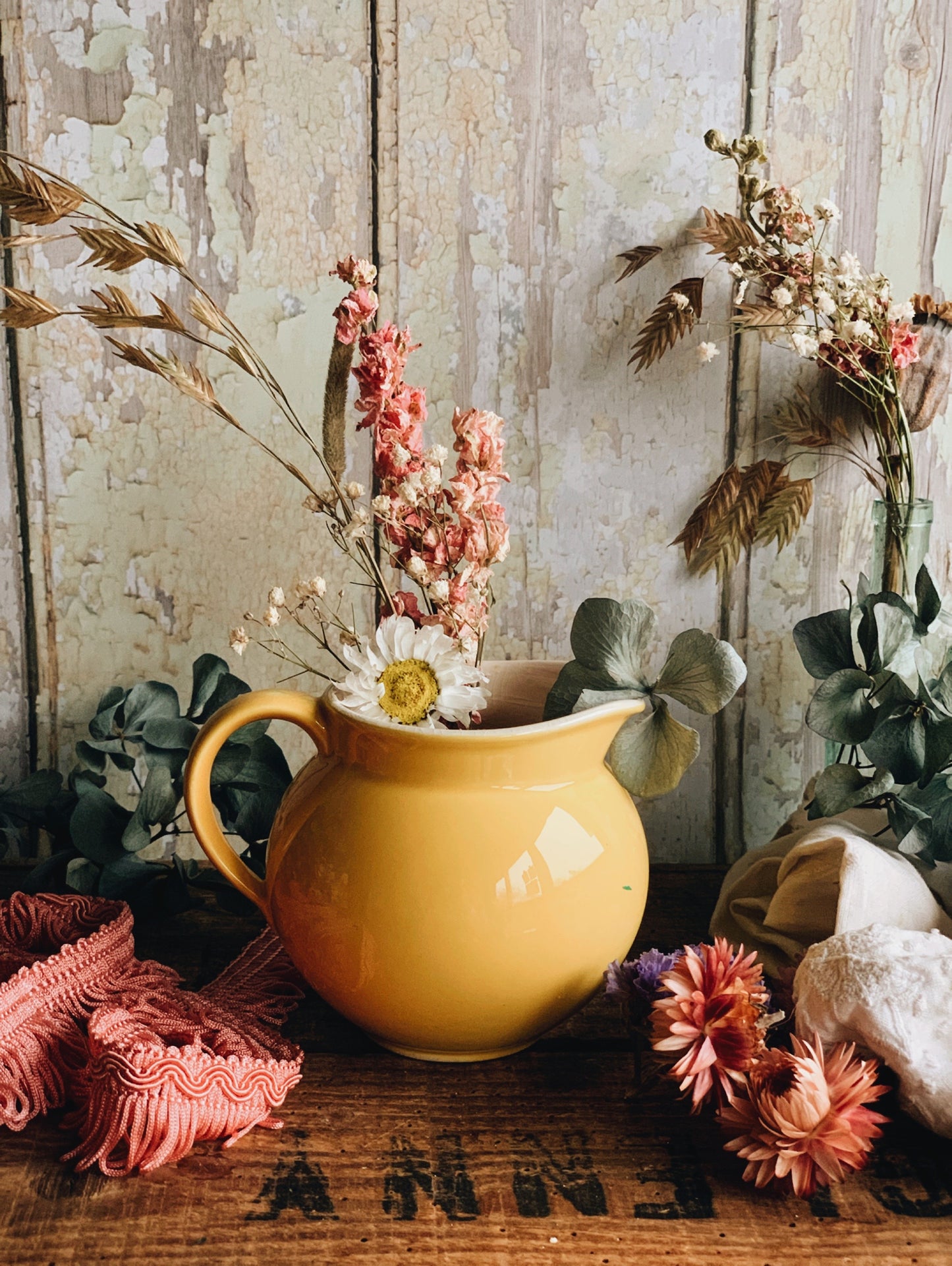 Vintage Yellow Jug