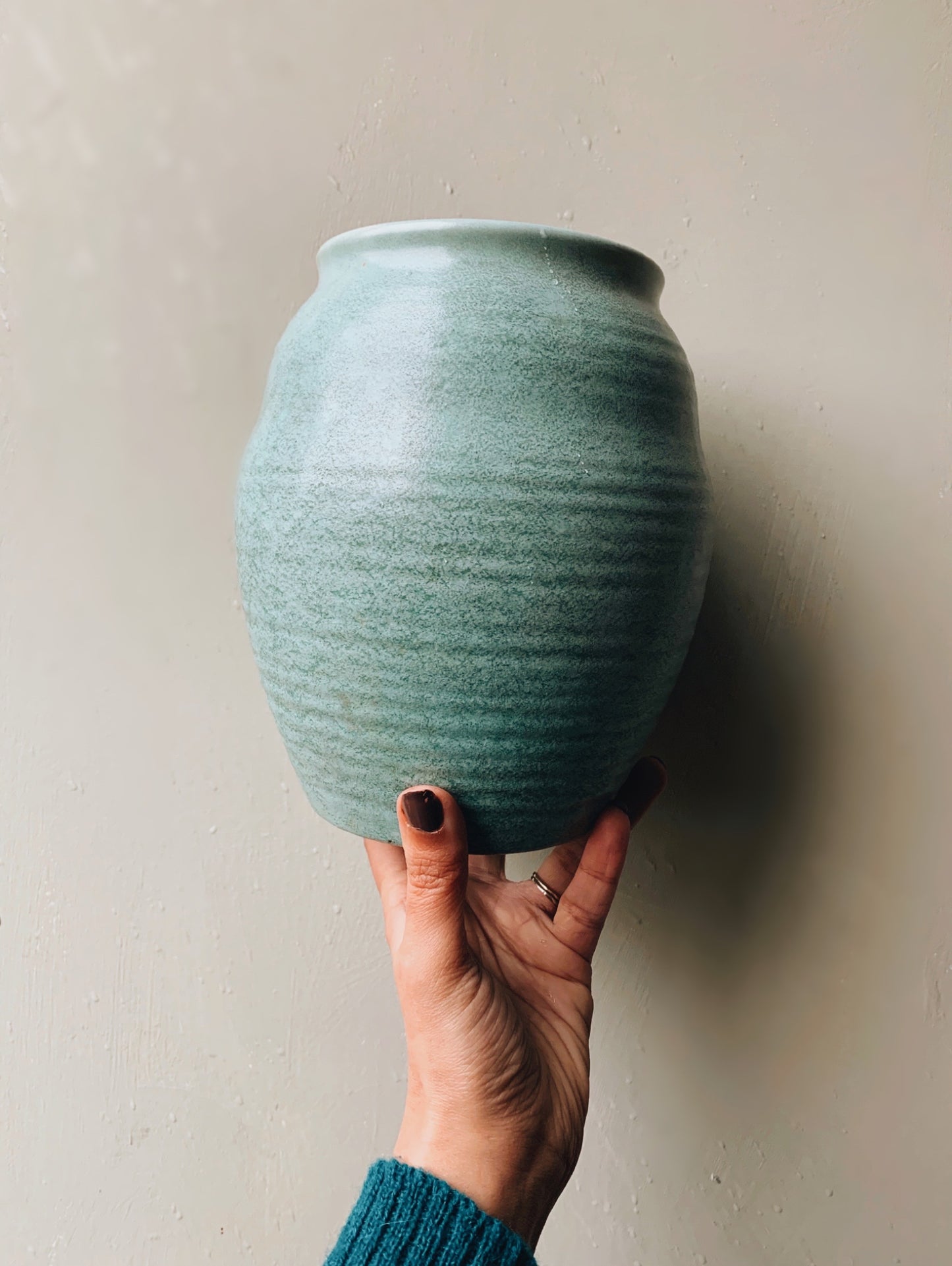Vintage Hand~thrown Vase (UK shipping only)