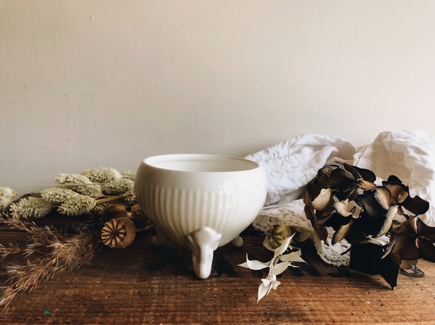 Vintage Villeroy & Boch White Sugar Pot