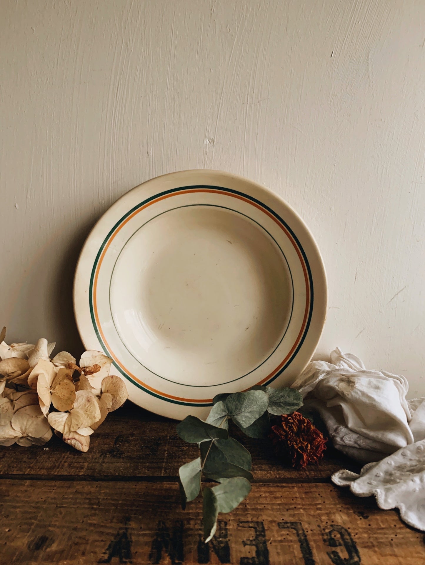 Vintage French St Amand Antique Bowl