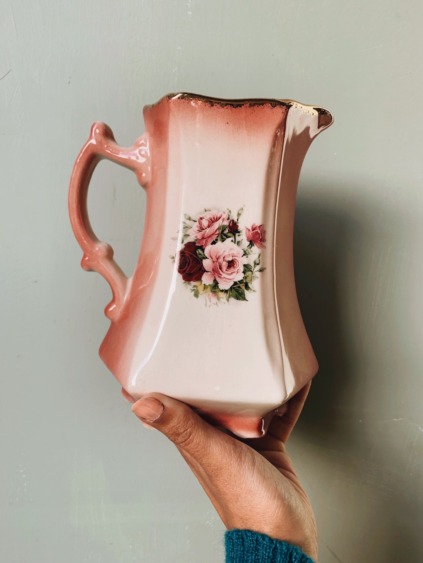 Vintage Rose Staffordshire Jug