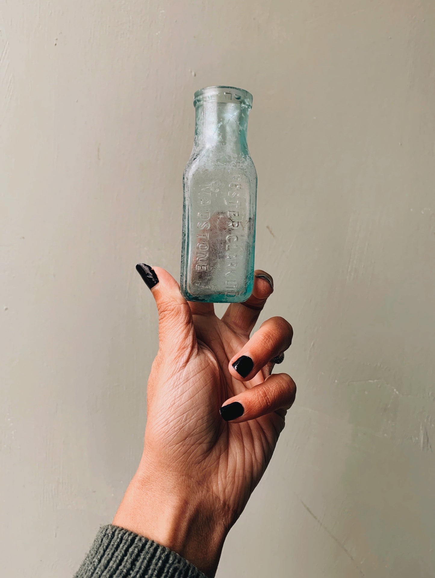 Antique Eiffel Tower Lemonade Bottle