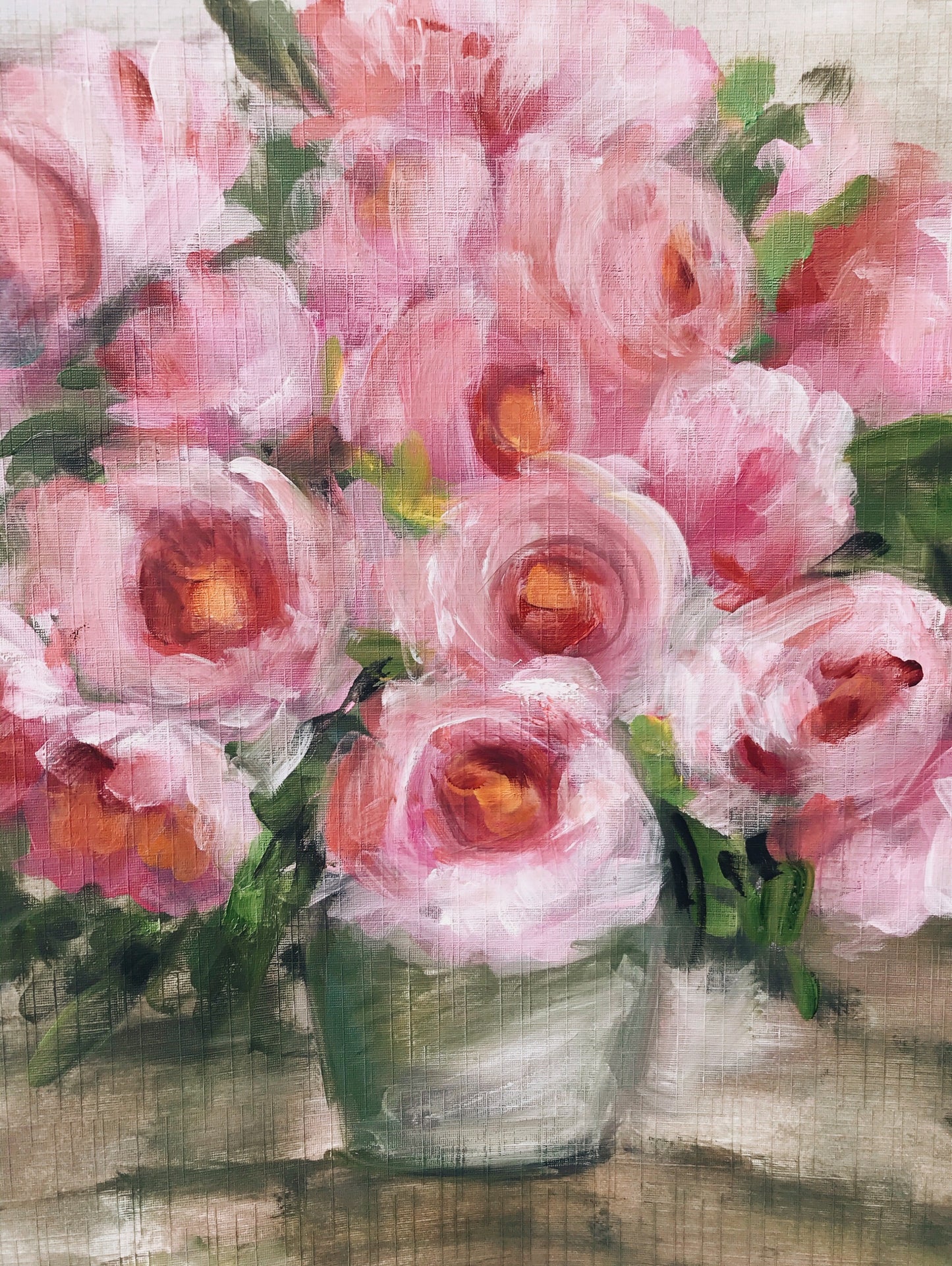 Peonies Oil Painting