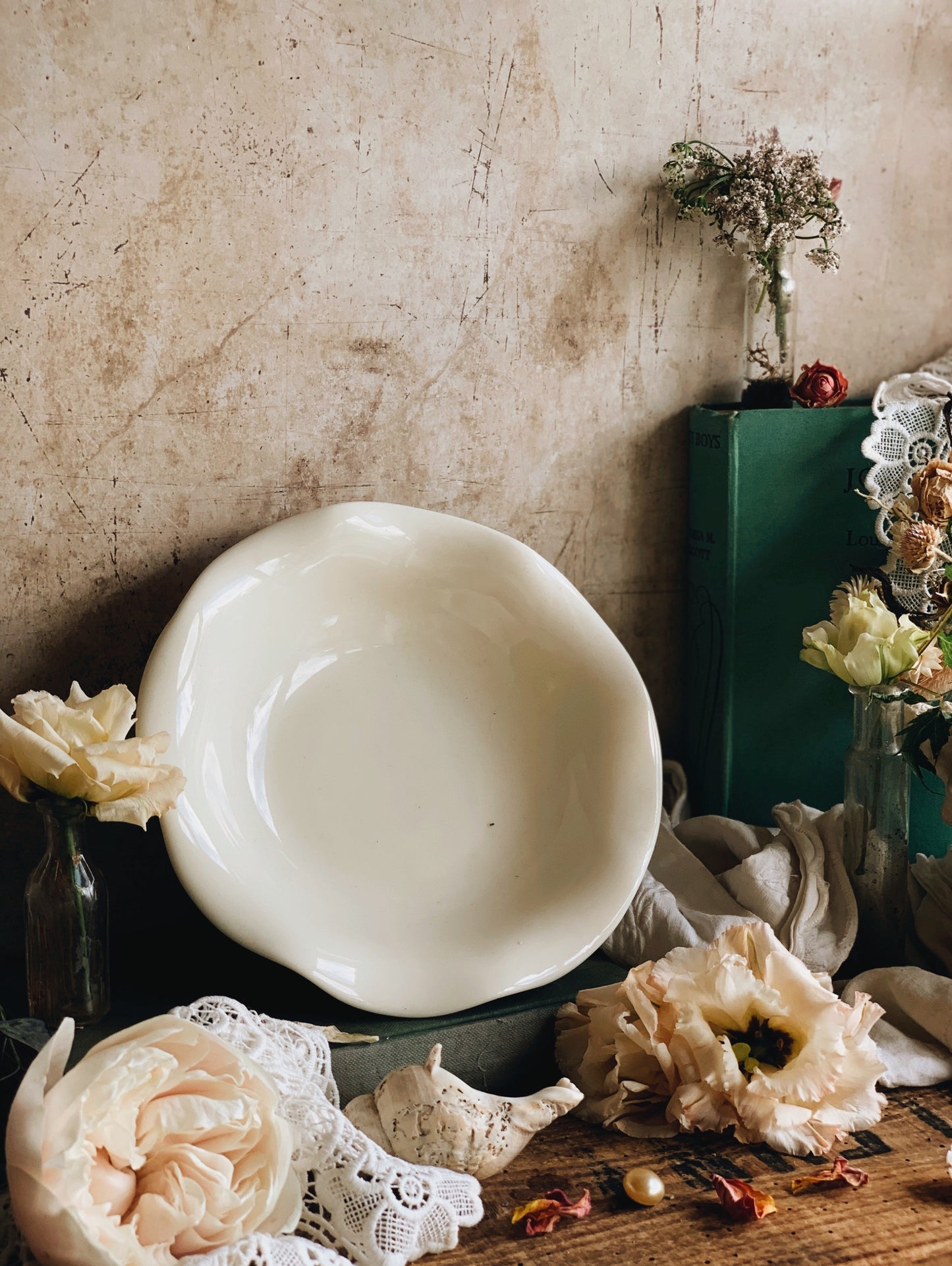 Vintage French Cream Dish