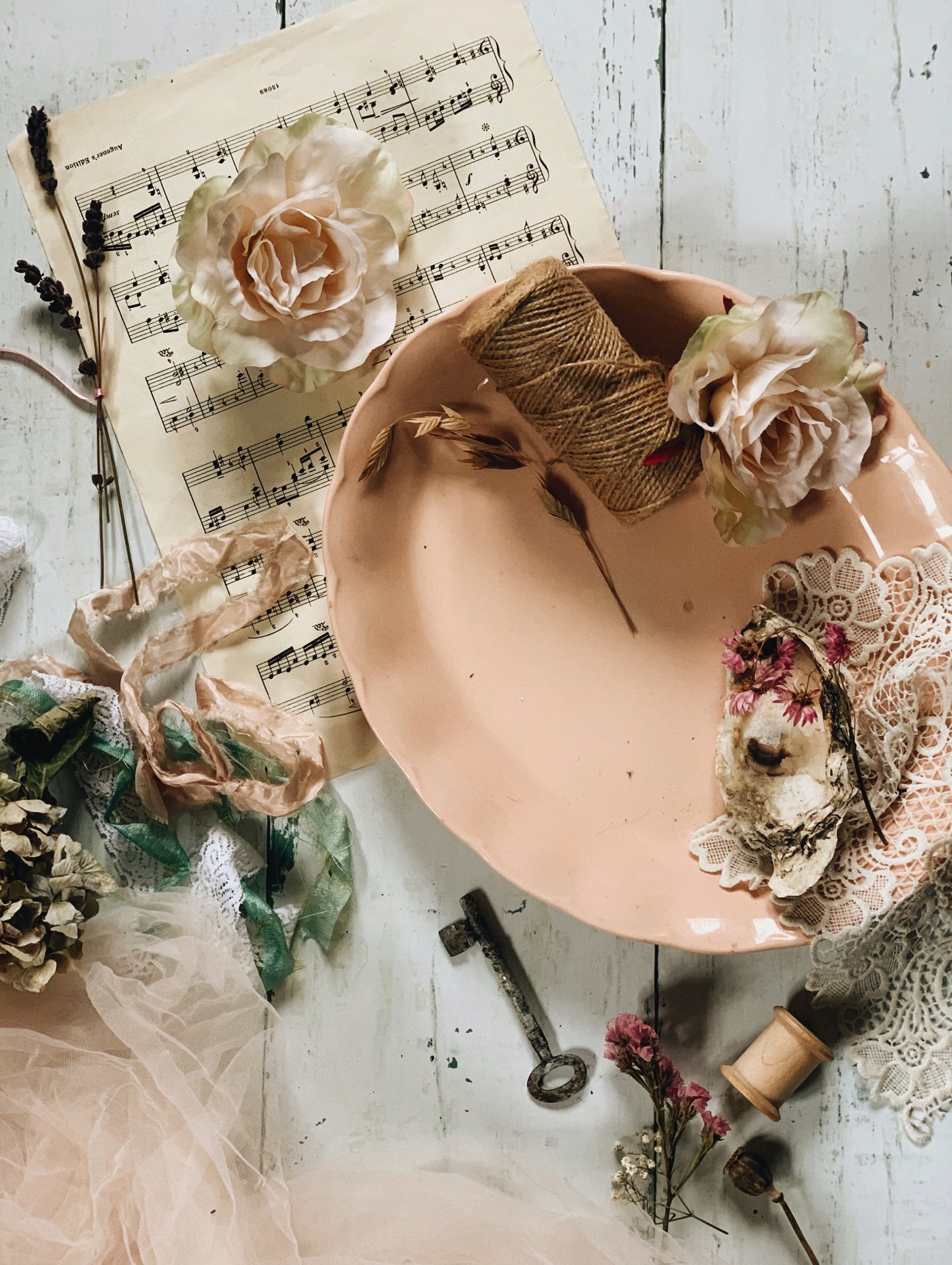 Vintage Pink Platter