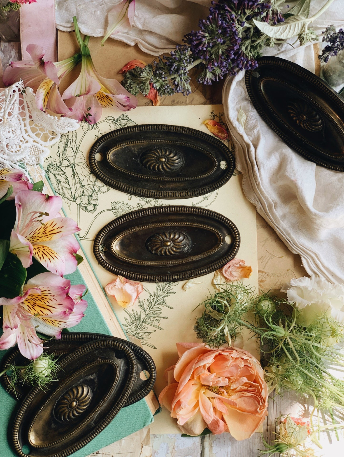 Antique Draw Embellishment (five available sold separately)