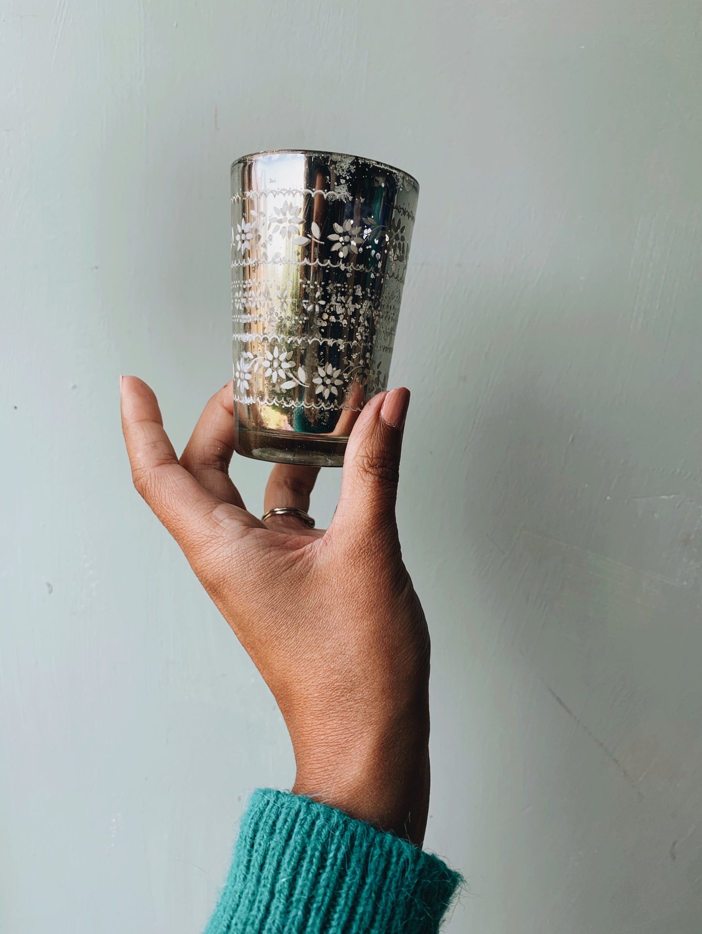 Rustic Decorative Glass Tumbler (sold separately)