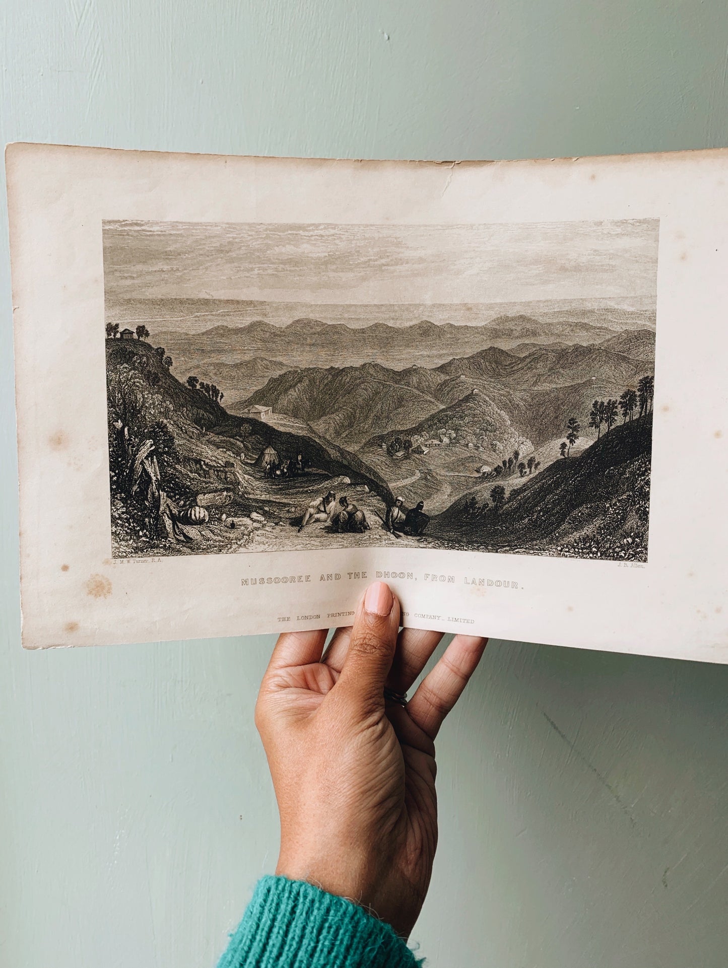 Antique Narrative ~ Mussooree Plate
