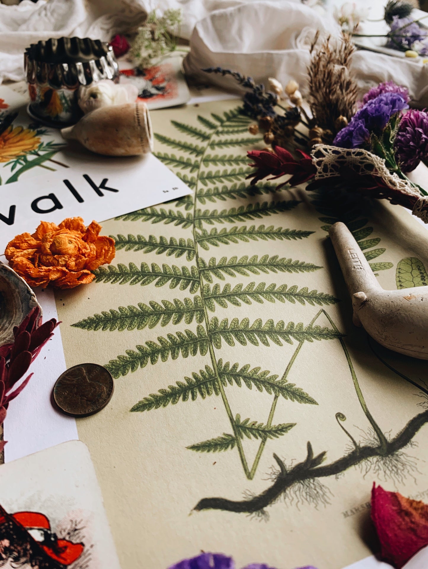 S&S signature vintage Ephemera & styling prop collections ~ Walk