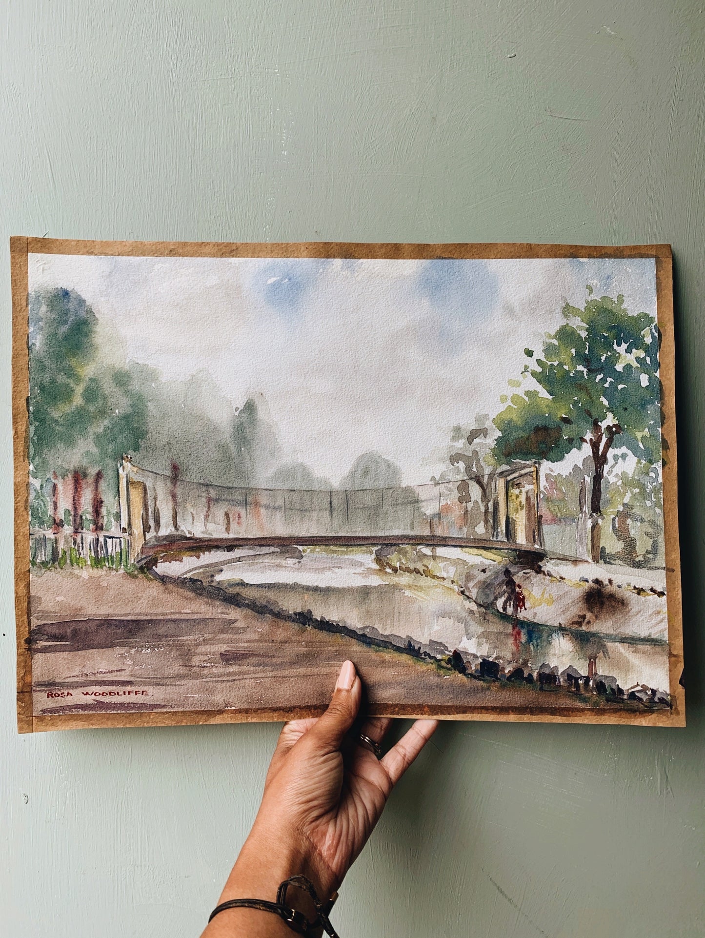Vintage 1950’s Impressionist Watercolour