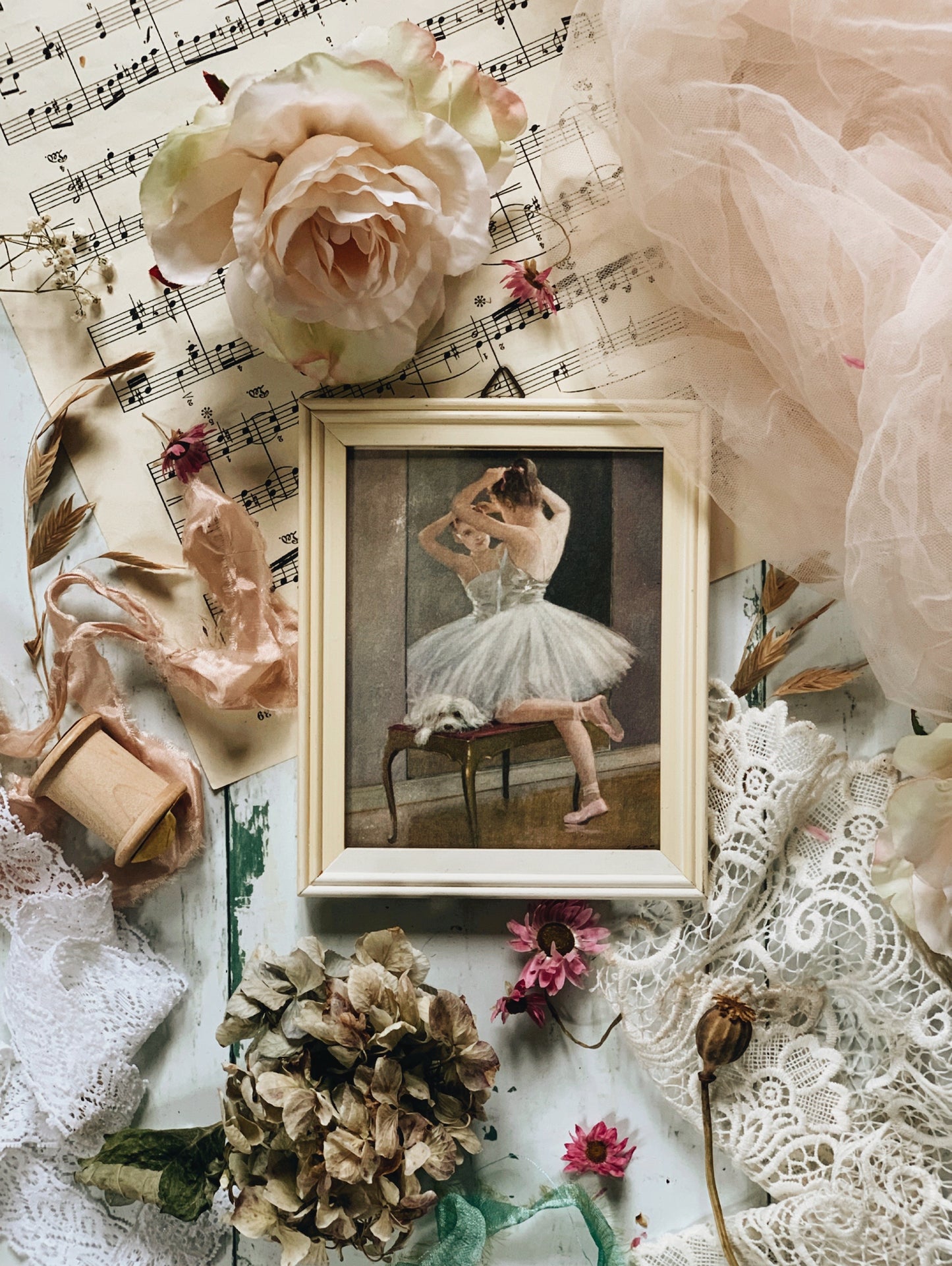 1955 Ballerina Print Framed