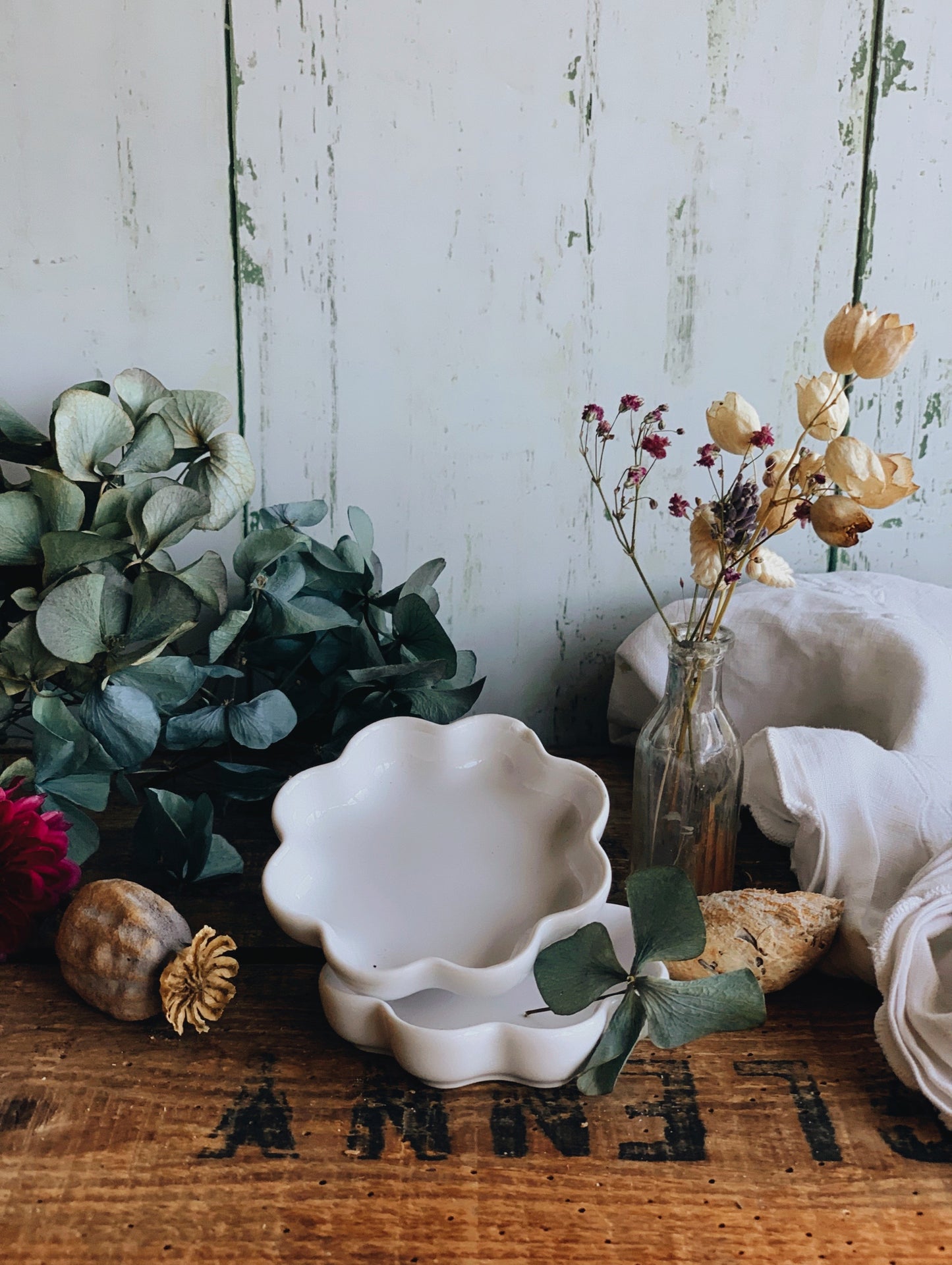 Vintage French Flower Butter Dishes (sold separately)