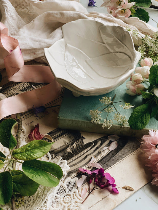 Vintage Italian Leaf Dish