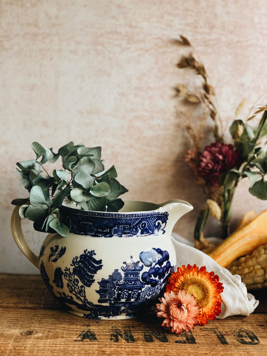 Antique Chinese Blue & White Jug