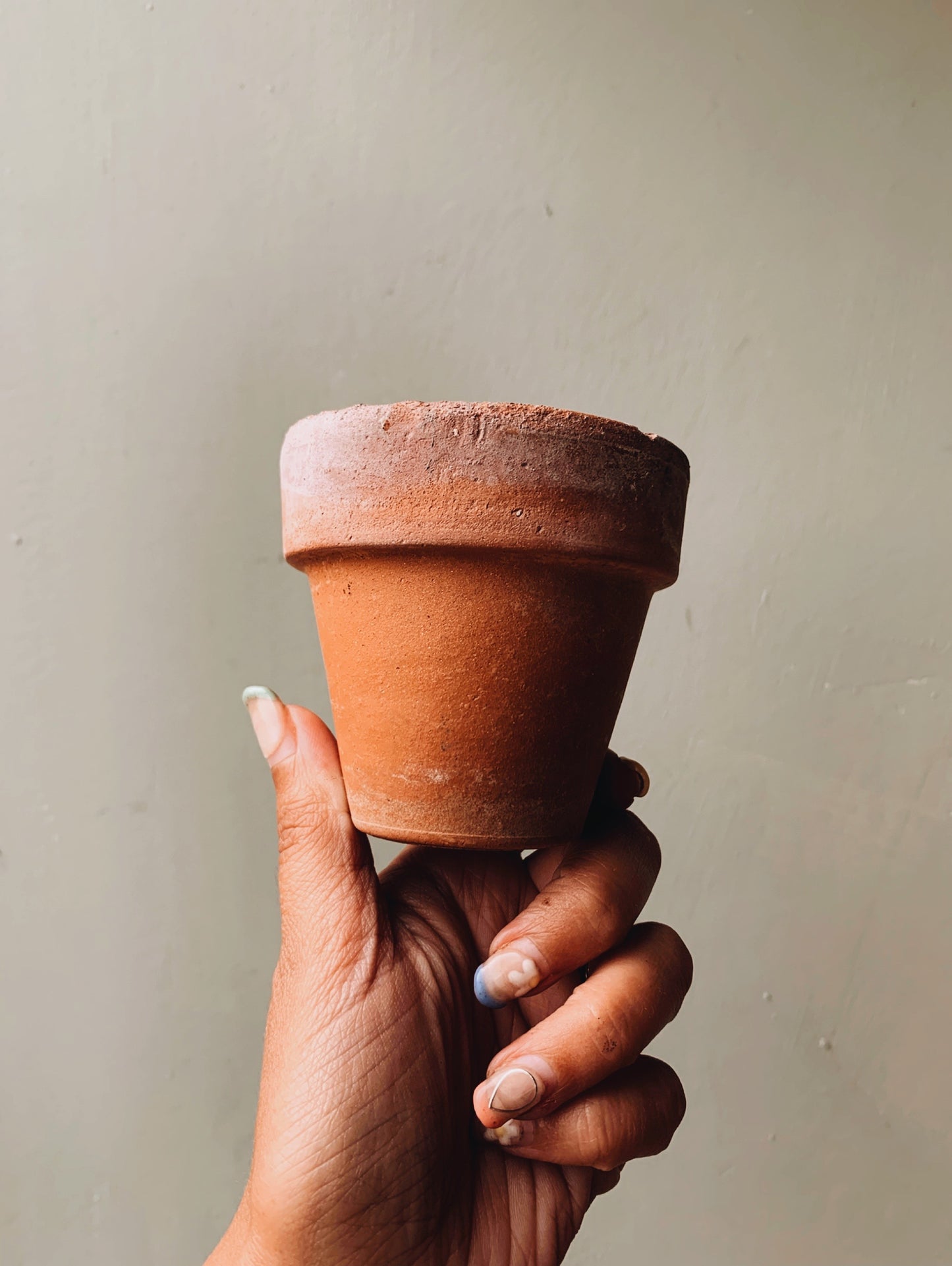 Antique Small Terracotta Pot