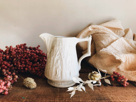Vintage portmeirion parian white jug