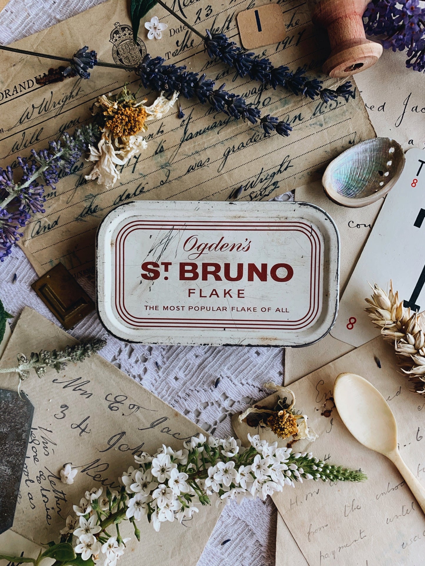 Vintage St Bruno Tin