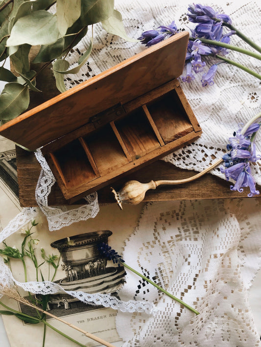 Vintage (post office) Stamp Box - Stone & Sage 