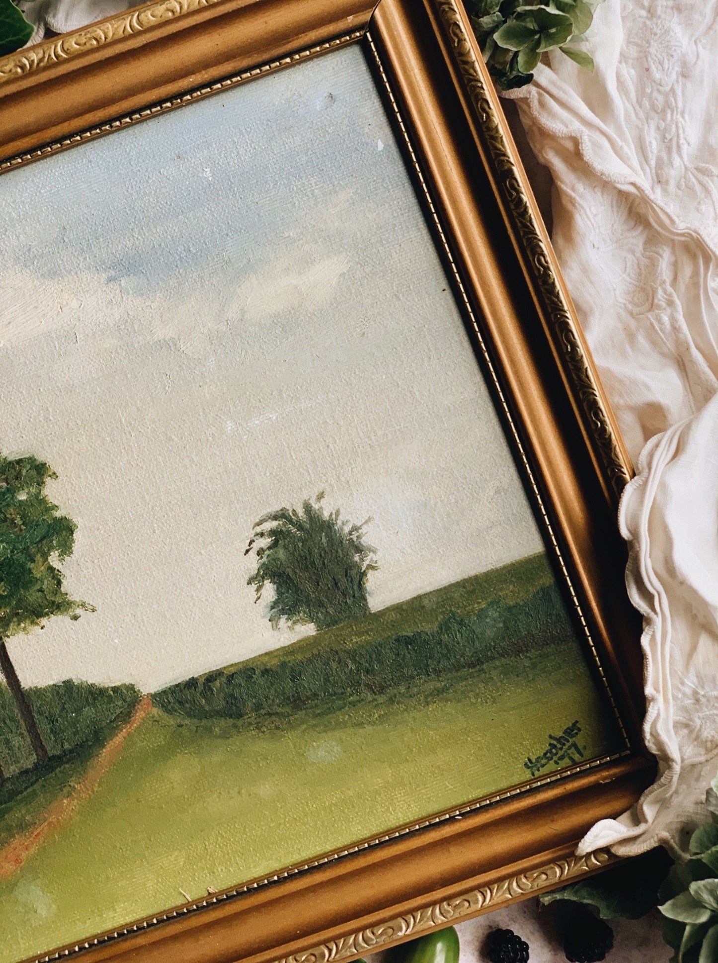 Vintage 1977 Repps Norfolk Signed Painting