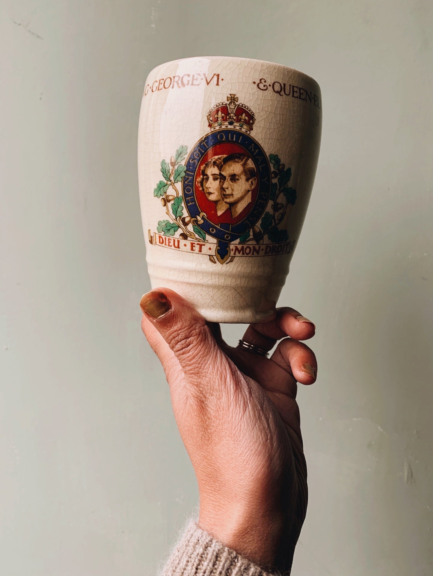 Antique 1937 Coronation Tumbler