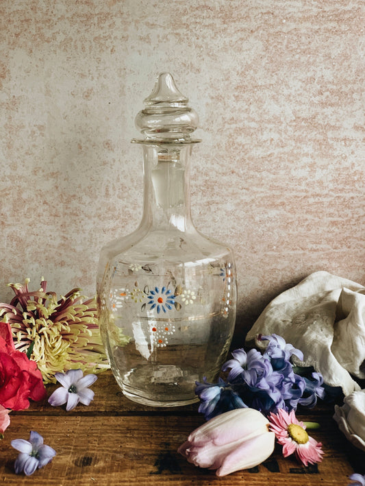 Decorative Hand~painted Glass Decanter